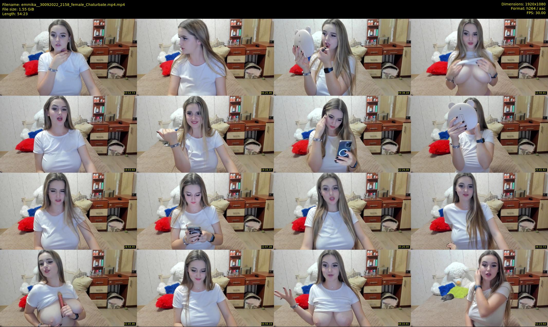 emmika_ — 55 minute Chaturbate female cam show recording, 1080p, Sep 30, 2022