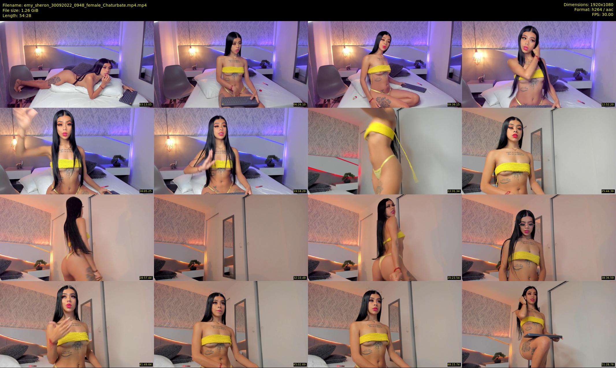 emy_sheron — 55 minute Chaturbate female cam show recording, 1080p, Sep 30, 2022
