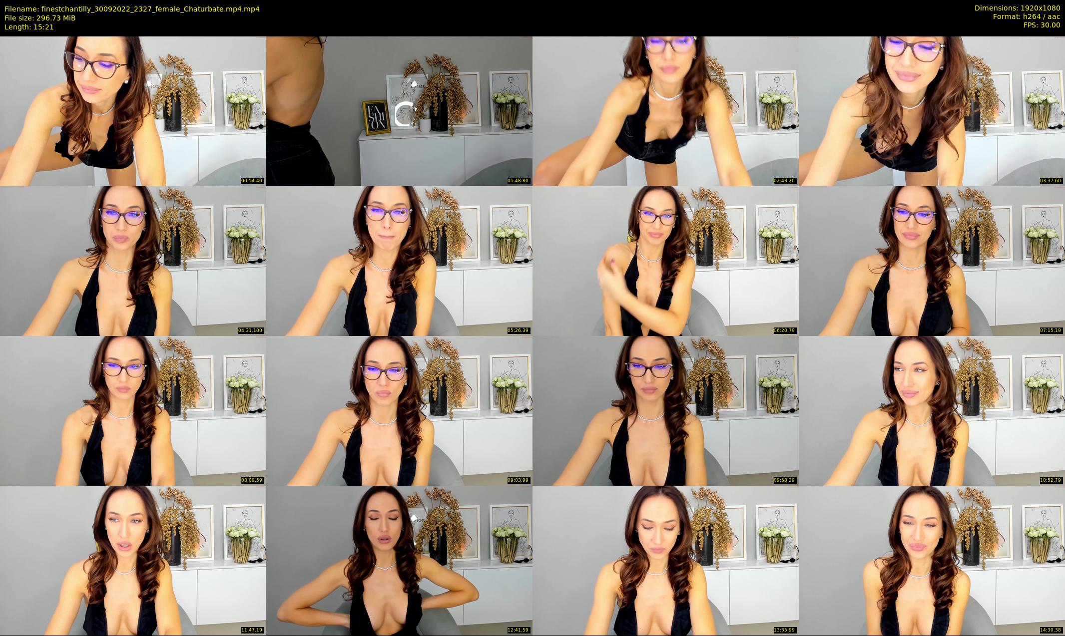 finestchantilly — 16 minute Chaturbate female cam show recording, 1080p, Sep 30, 2022