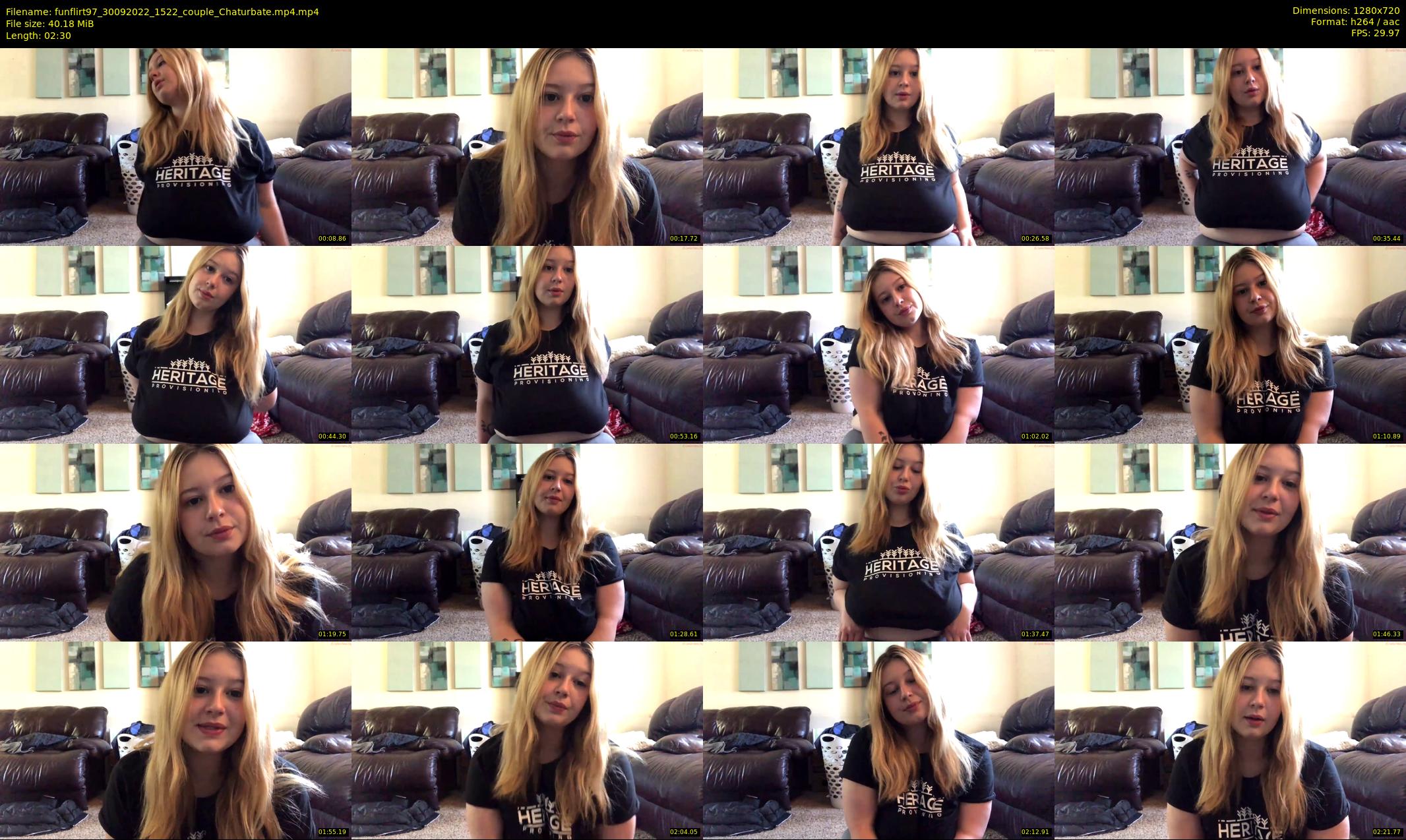 funflirt97 — 3 minute Chaturbate female cam show recording, 720p, Sep 30, 2022