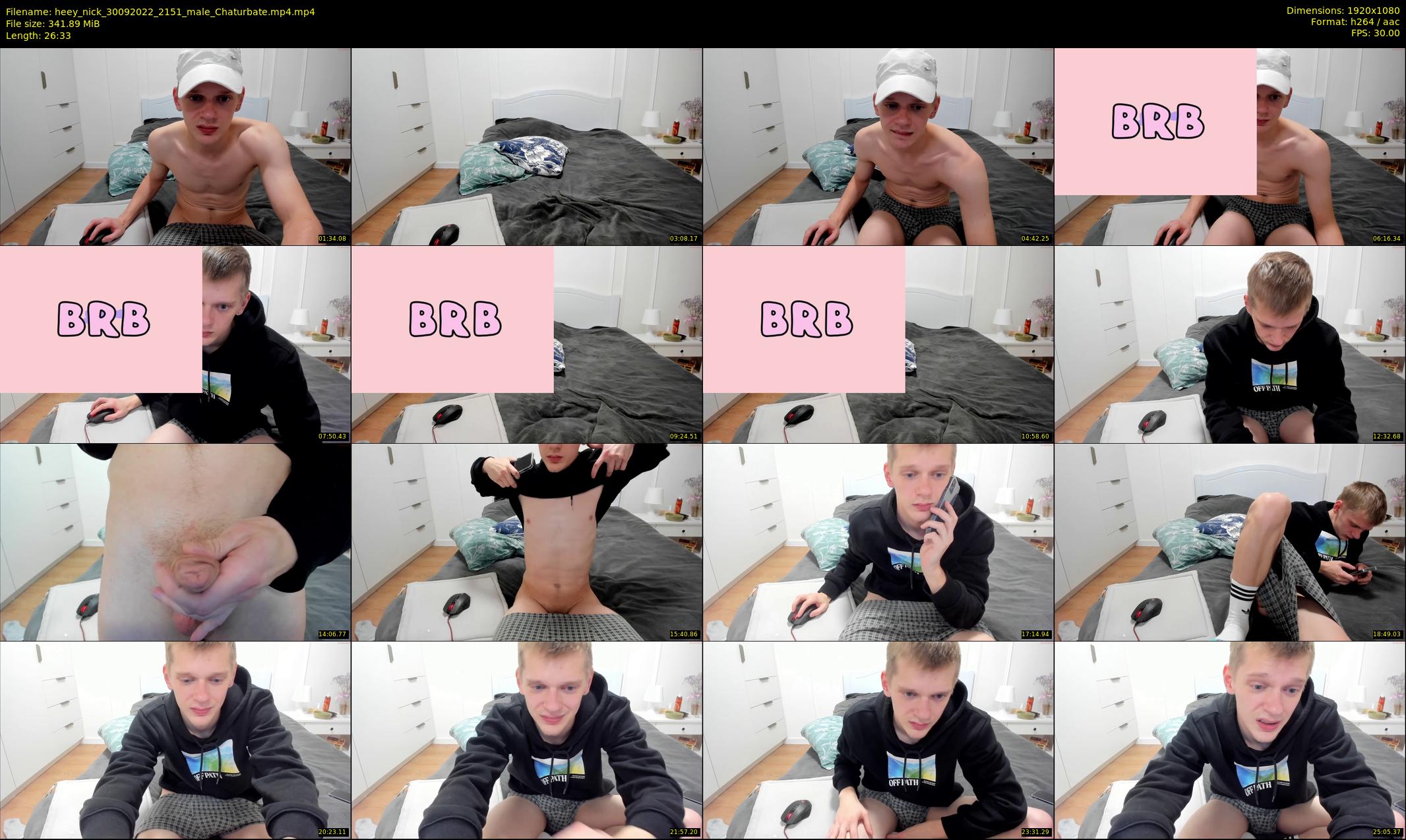 heey_nick — 27 minute Chaturbate male cam show recording, 1080p, Sep 30, 2022