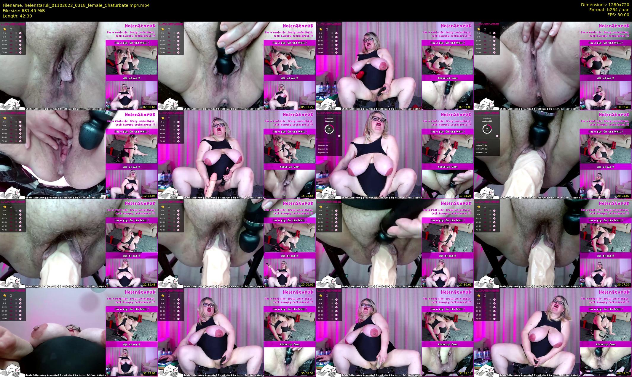helenstaruk — 43 minute Chaturbate female cam show recording, 720p, Oct 1, 2022