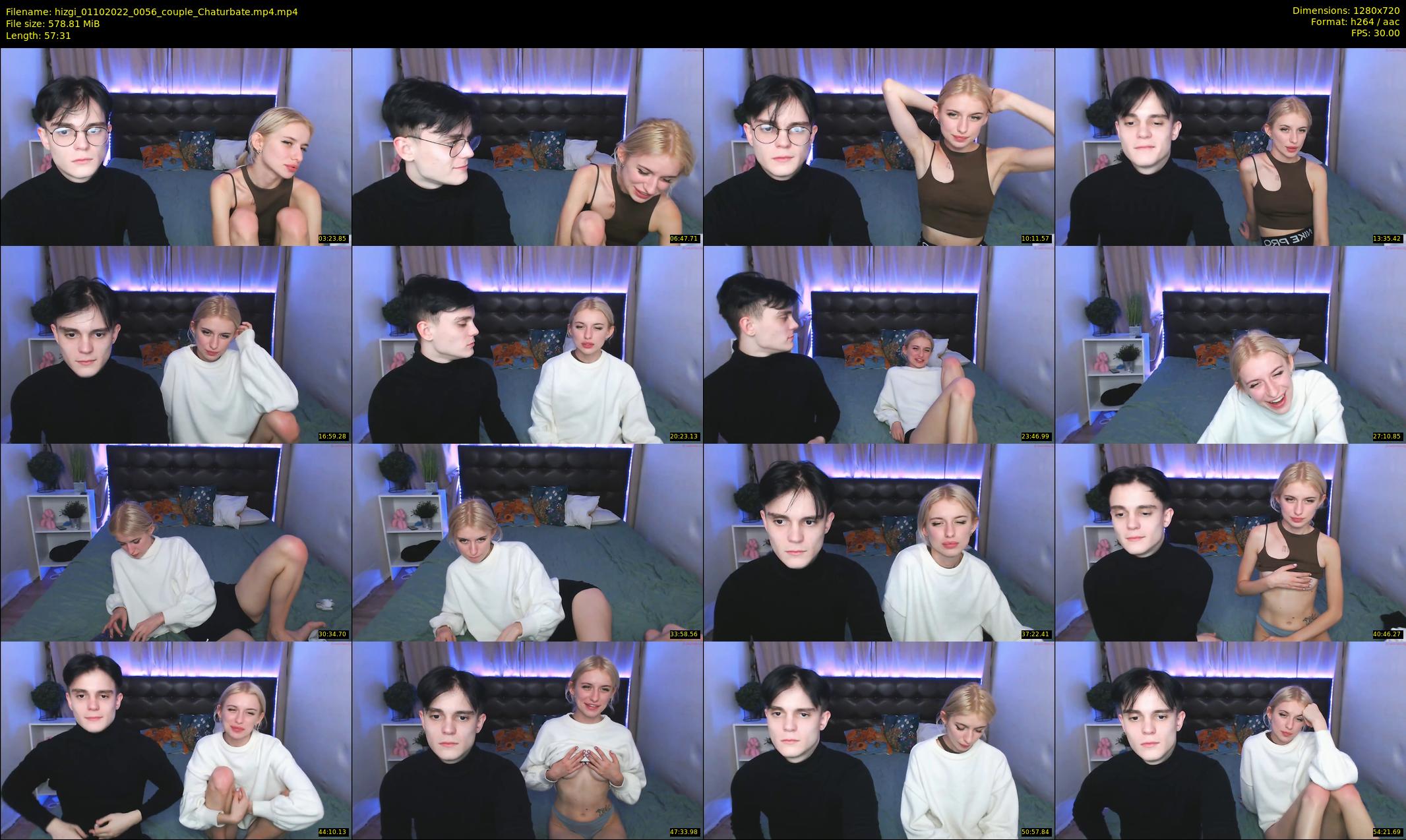 hizgi — 58 minute Chaturbate couple cam show recording, 720p, Oct 1, 2022