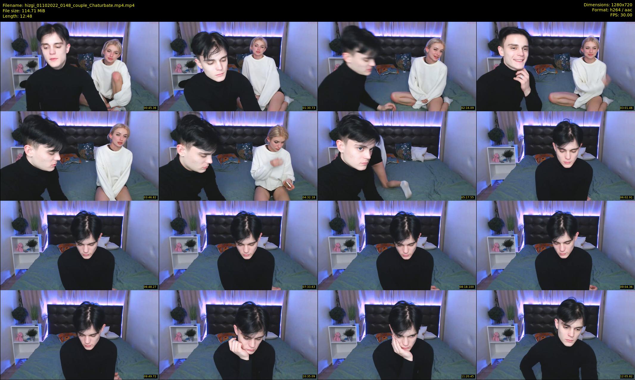 hizgi — 13 minute Chaturbate couple cam show recording, 720p, Oct 1, 2022