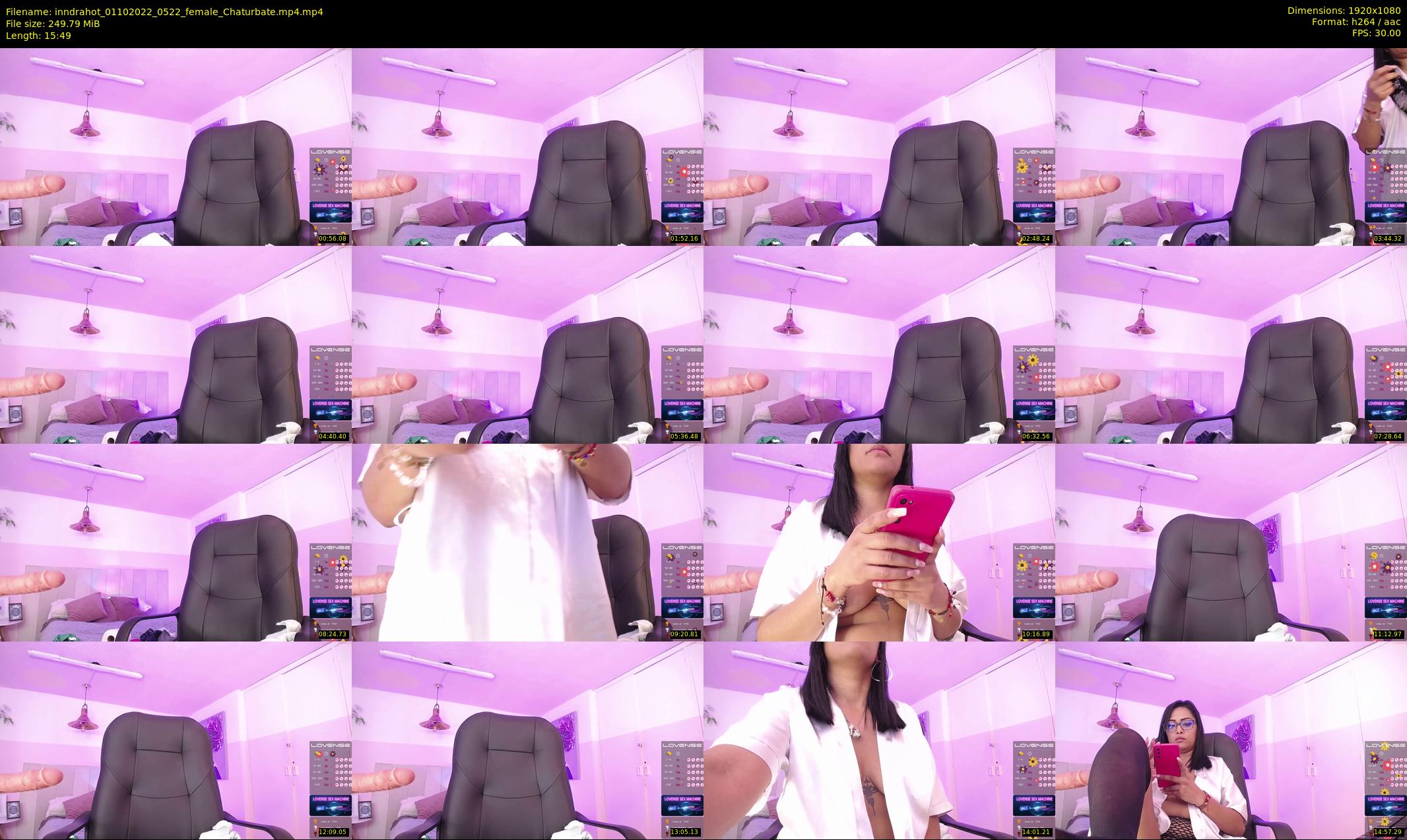 inndrahot — 16 minute Chaturbate female cam show recording, 1080p, Oct 1, 2022