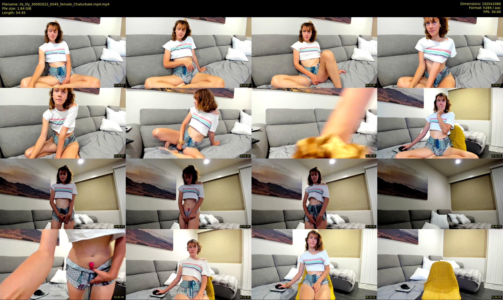 its_lily — 55 minute Chaturbate female cam show recording, 1080p, Sep 30, 2022