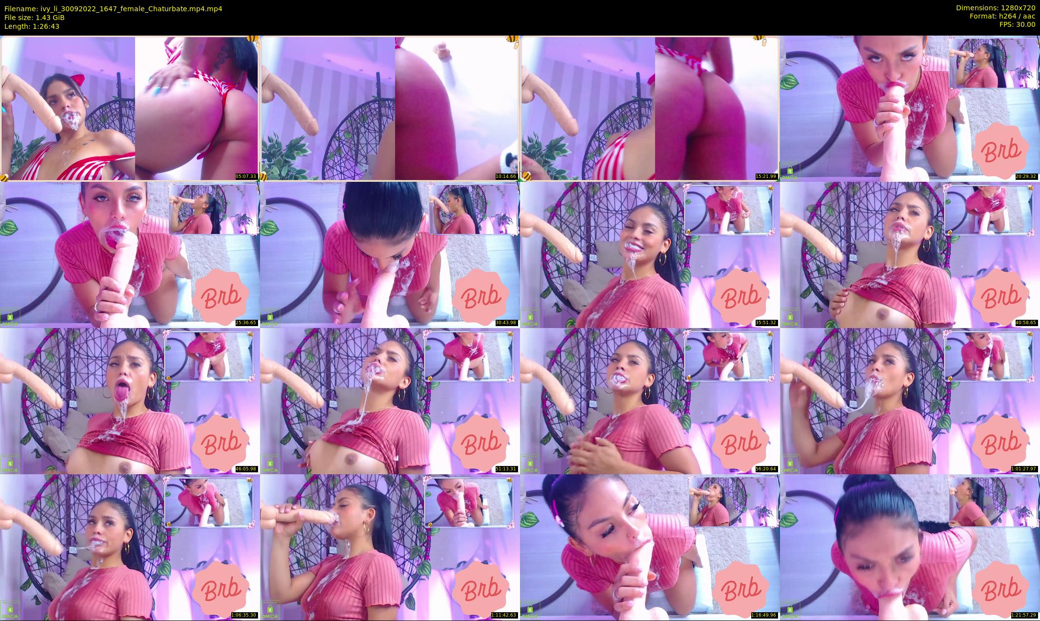 ivy_li — 87 minute Chaturbate female cam show recording, 720p, Sep 30, 2022