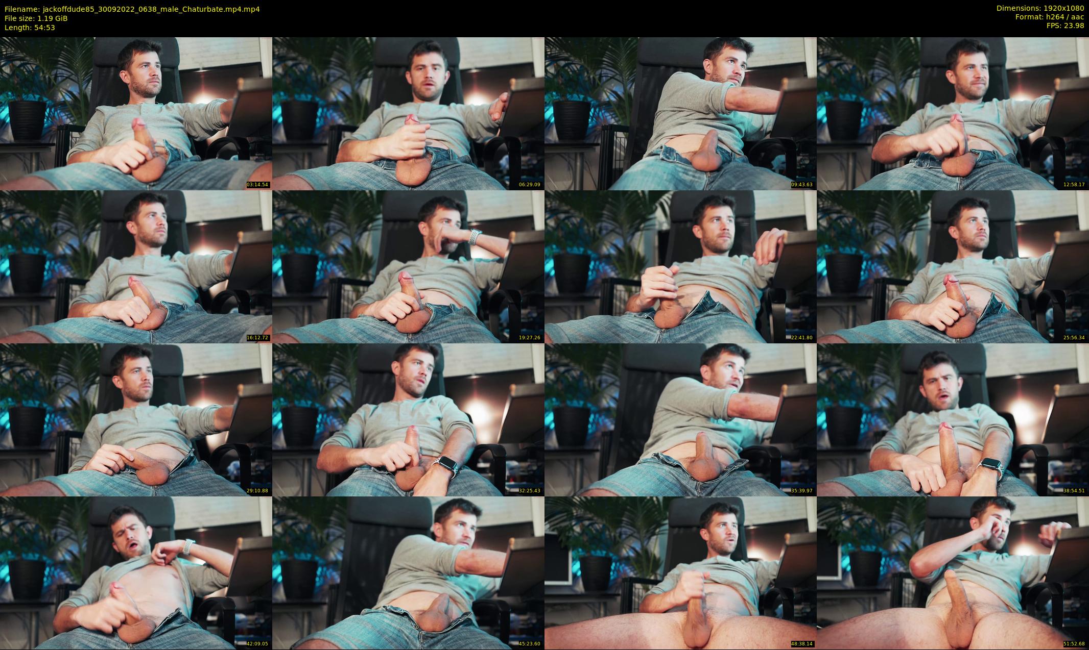 jackoffdude85 — 55 minute Chaturbate male cam show recording, 1080p, Sep 30, 2022