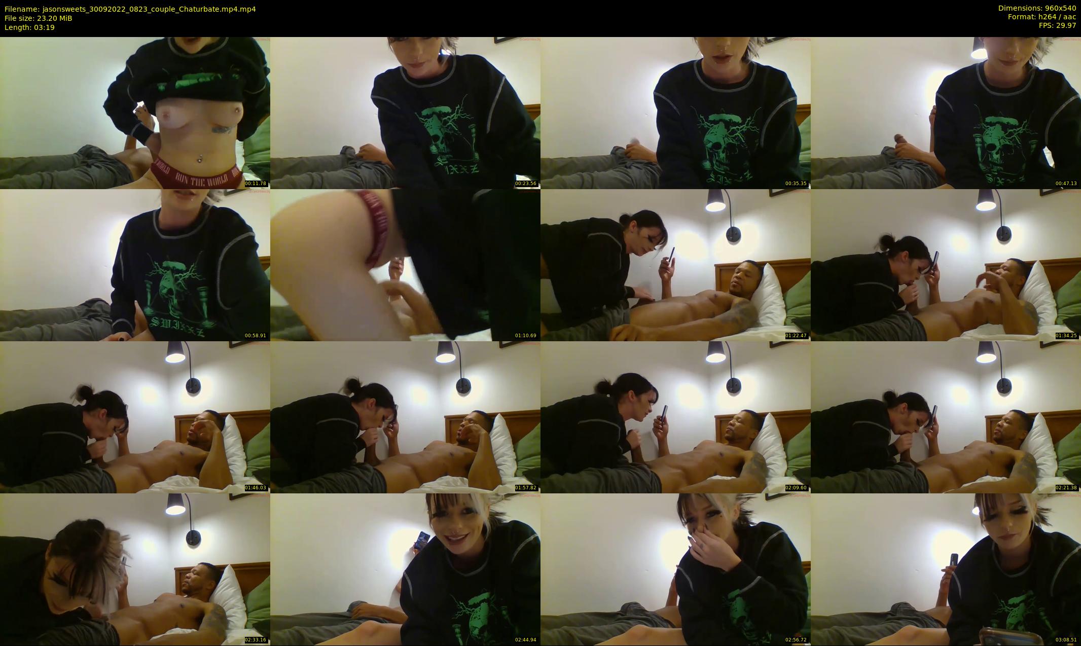 jasonsweets — 4 minute Chaturbate couple cam show recording, 480p, Sep 30, 2022