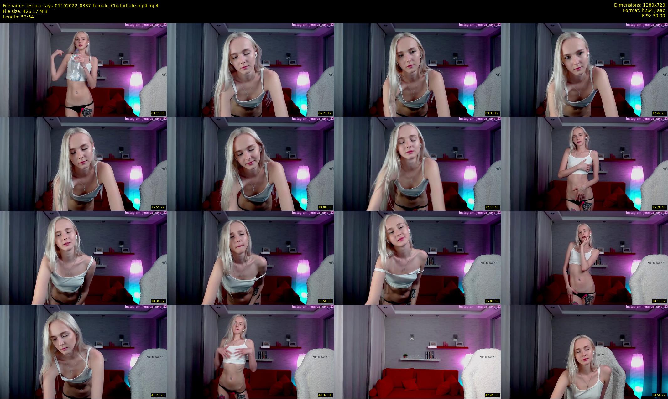 jessica_rays — 54 minute Chaturbate couple cam show recording, 720p, Oct 1, 2022