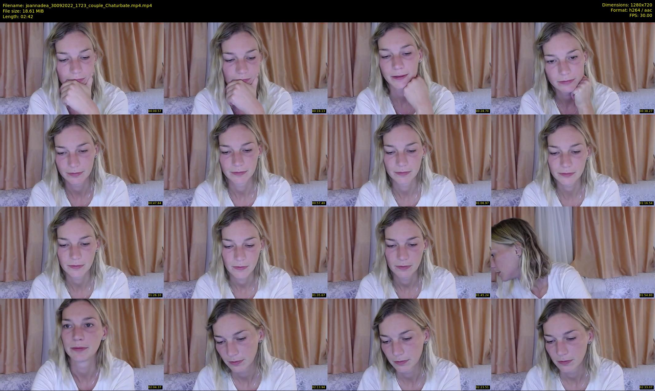 joannadea — 3 minute Chaturbate female cam show recording, 720p, Sep 30, 2022