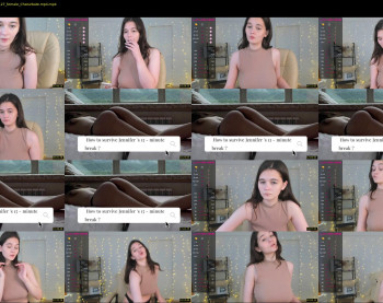 just_jenifer — 30 minute Chaturbate female cam show recording, 1080p, Sep 30, 2022
