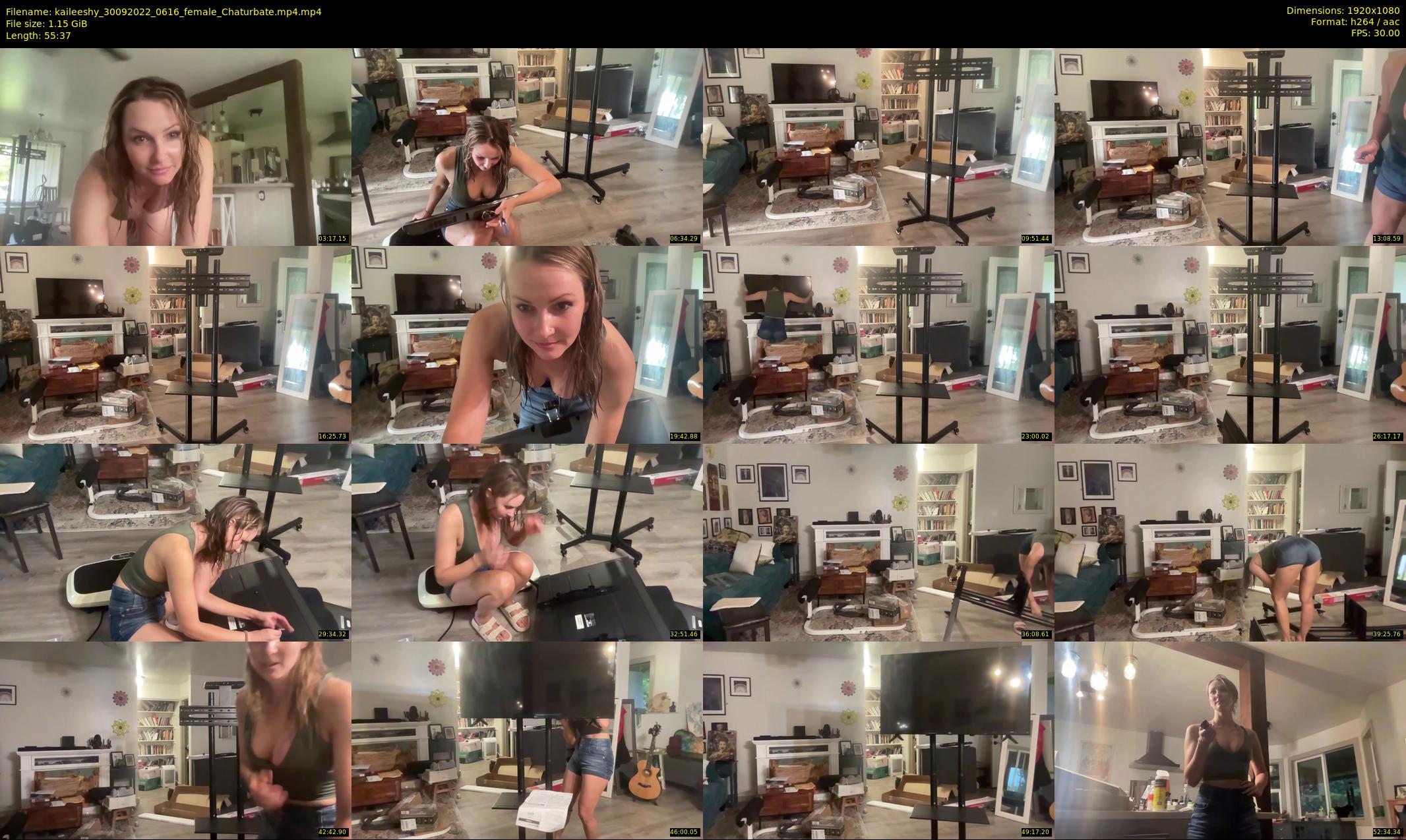kaileeshy — 56 minute Chaturbate female cam show recording, 1080p, Sep 30, 2022