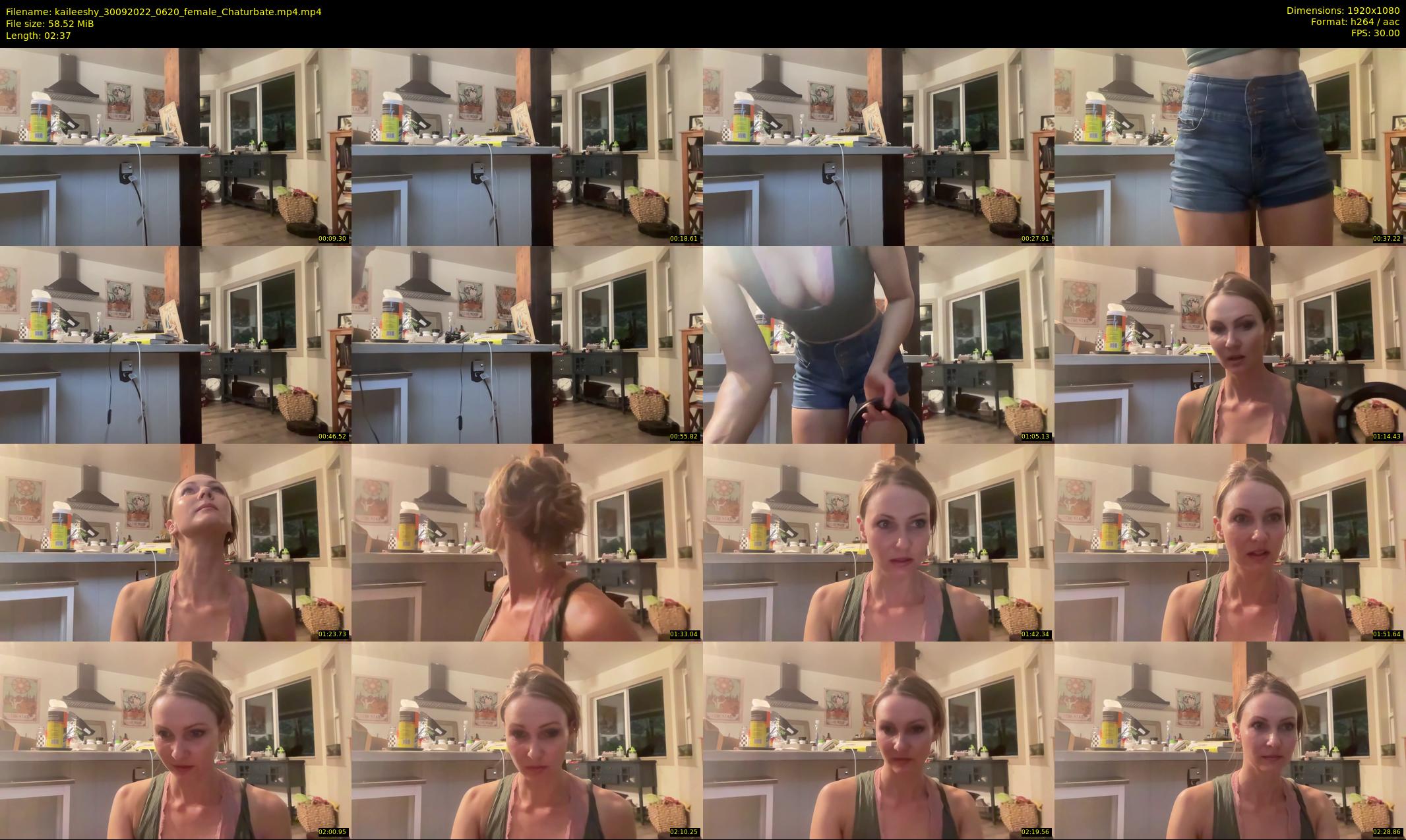 kaileeshy — 3 minute Chaturbate female cam show recording, 1080p, Sep 30, 2022