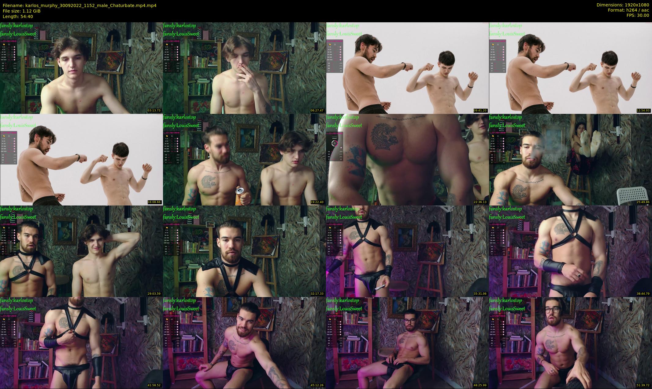 karlos_murphy — 55 minute Chaturbate male cam show recording, 1080p, Sep 30, 2022