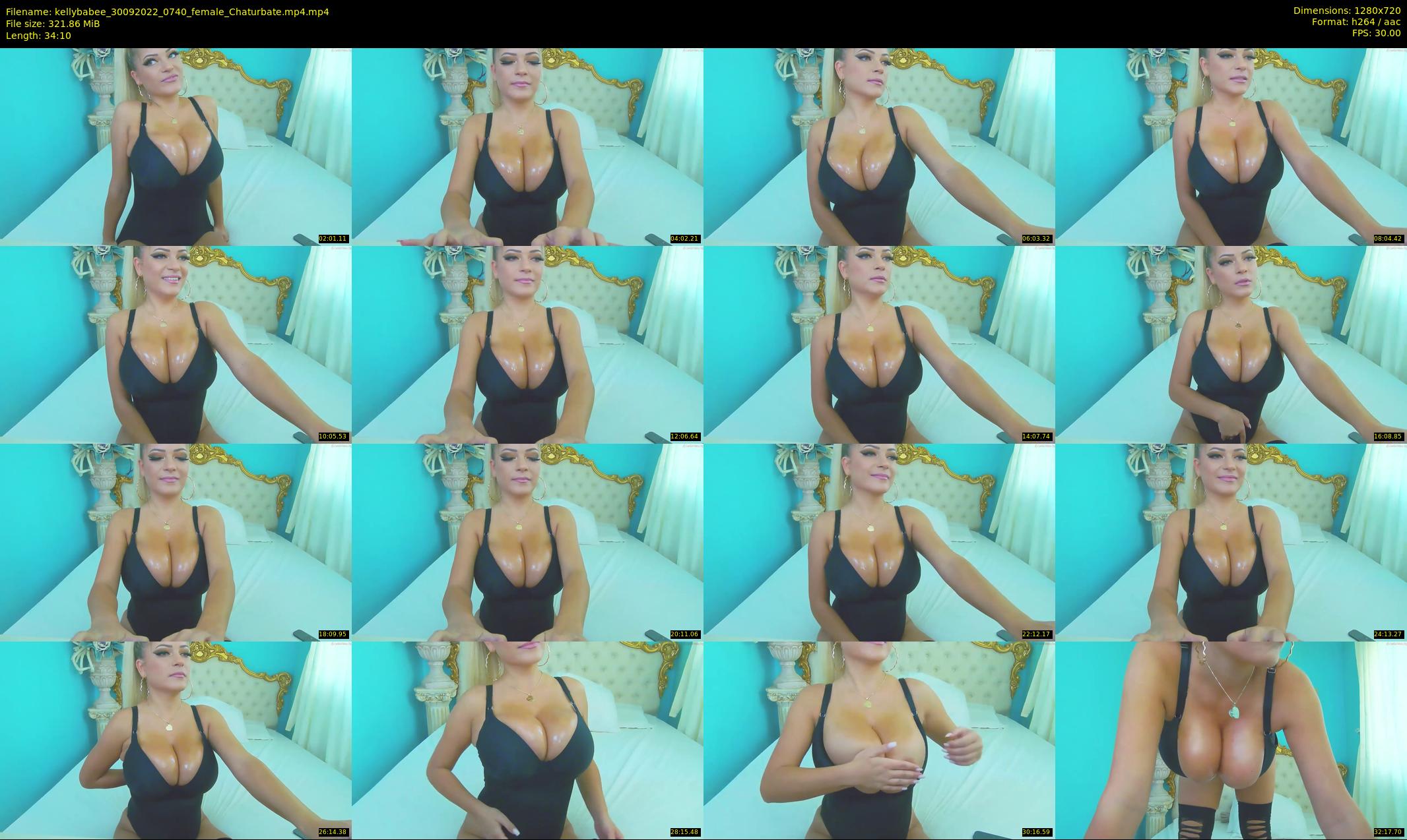 kellybabee — 35 minute Chaturbate female cam show recording, 720p, Sep 30, 2022