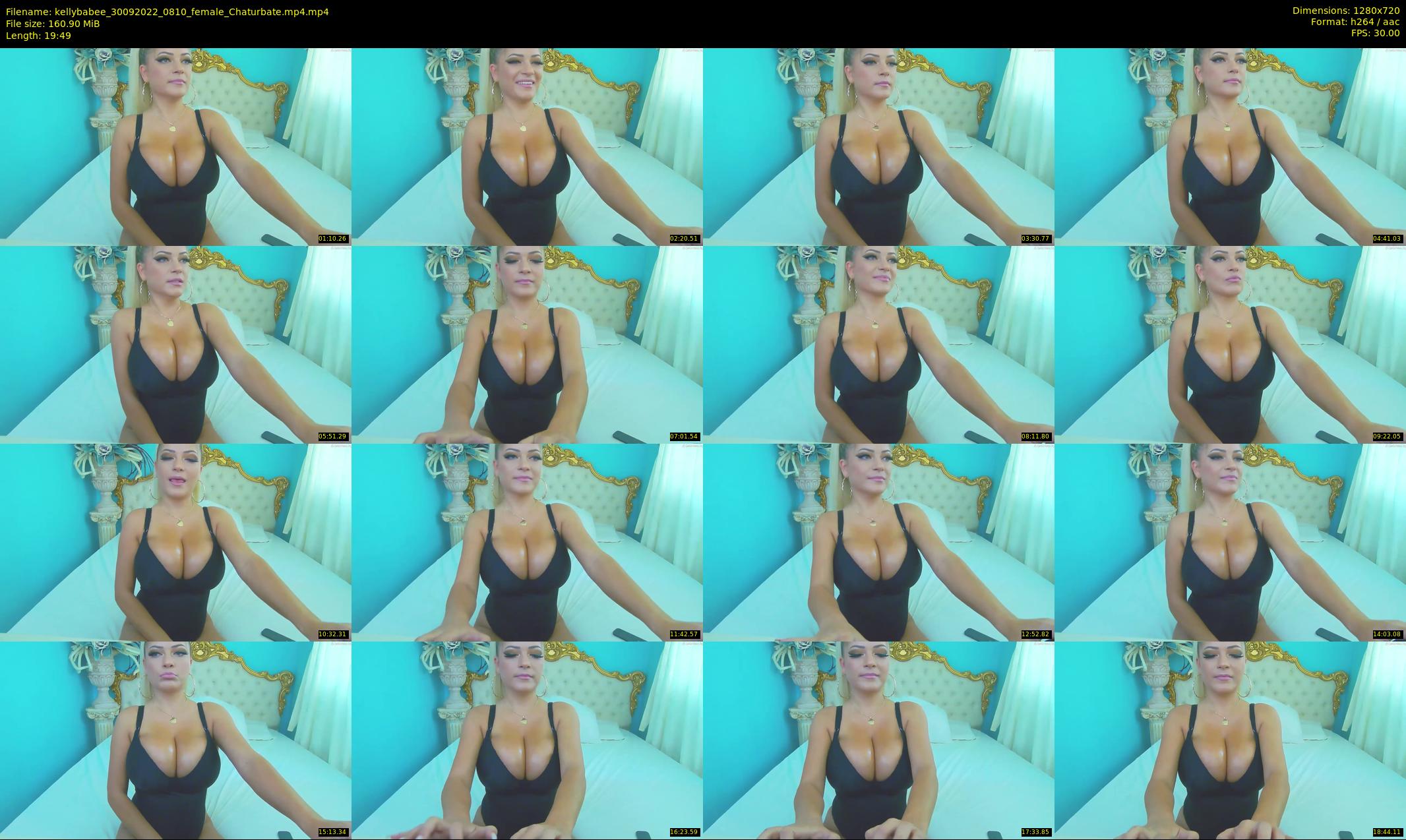 kellybabee — 20 minute Chaturbate female cam show recording, 720p, Sep 30, 2022
