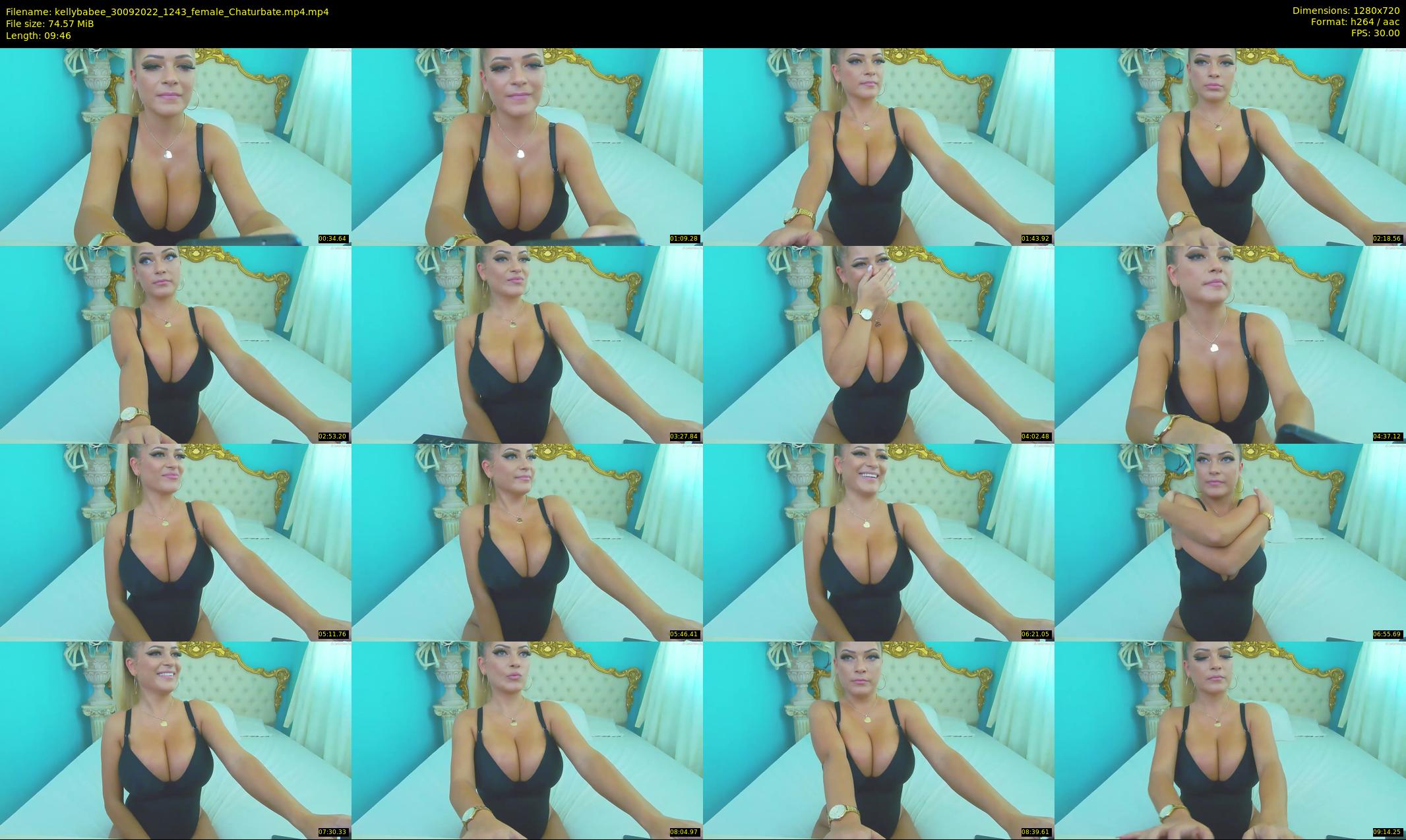kellybabee — 10 minute Chaturbate female cam show recording, 720p, Sep 30, 2022