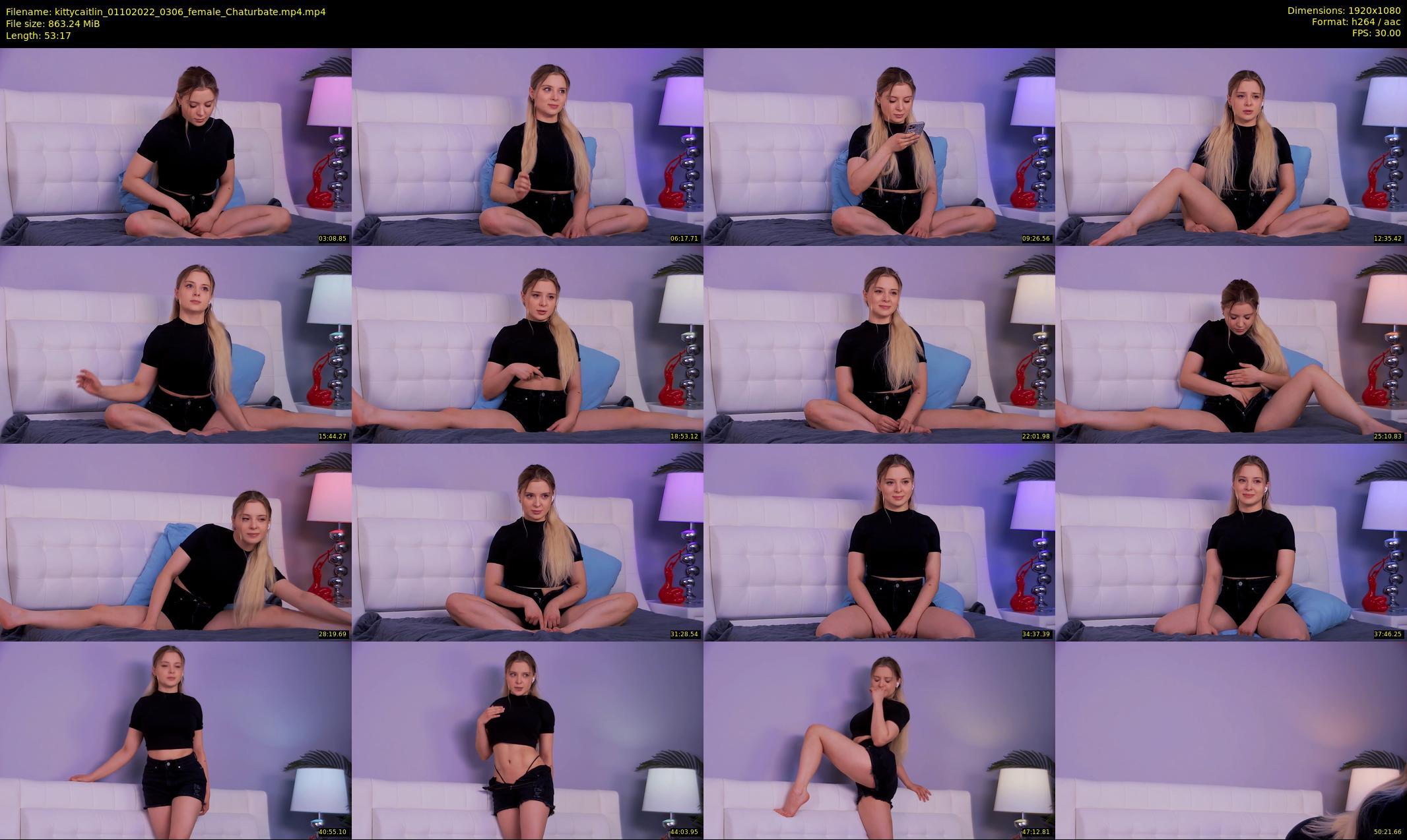 kittycaitlin — 54 minute Chaturbate female cam show recording, 1080p, Oct 1, 2022