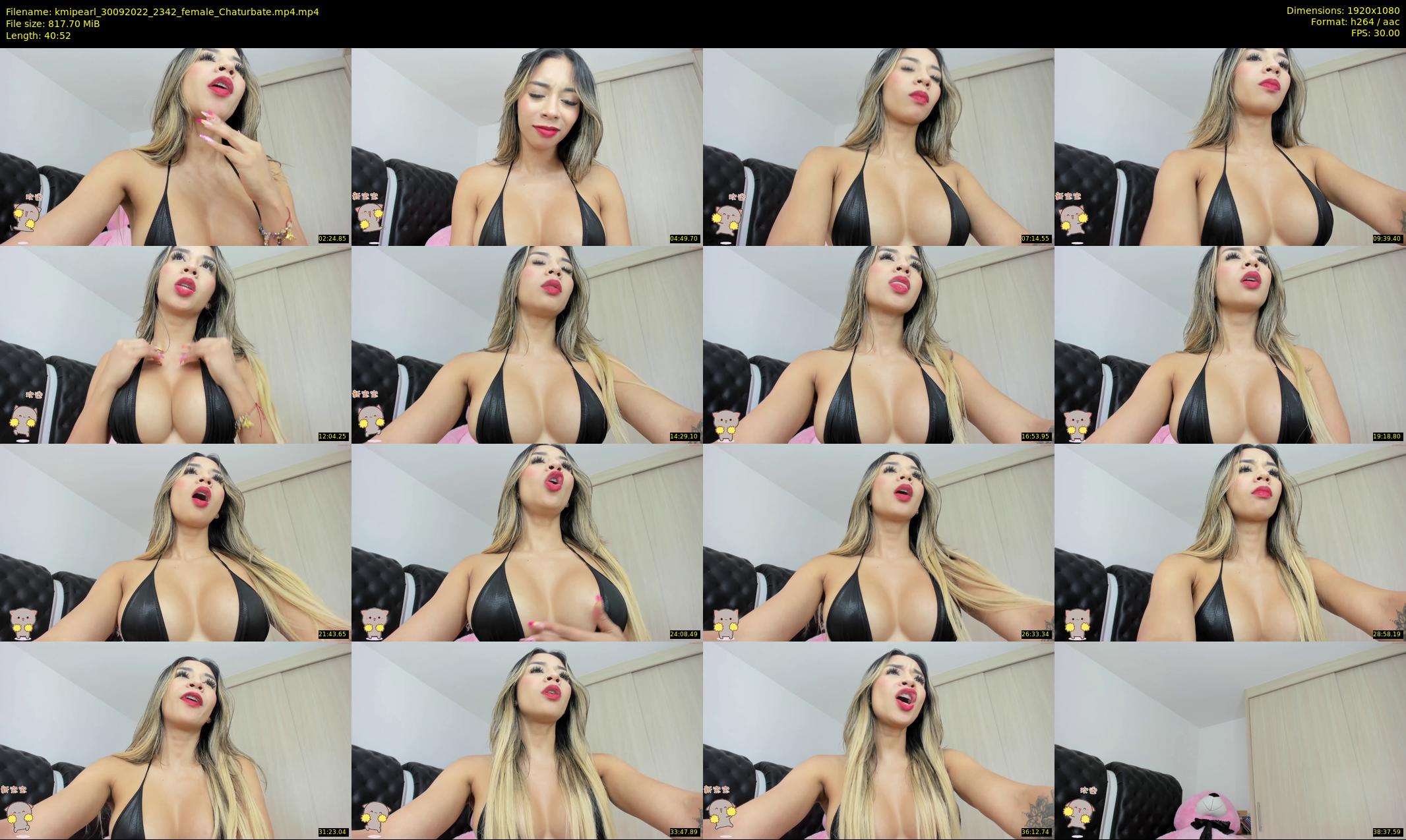 kmipearl — 41 minute Chaturbate female cam show recording, 1080p, Sep 30, 2022