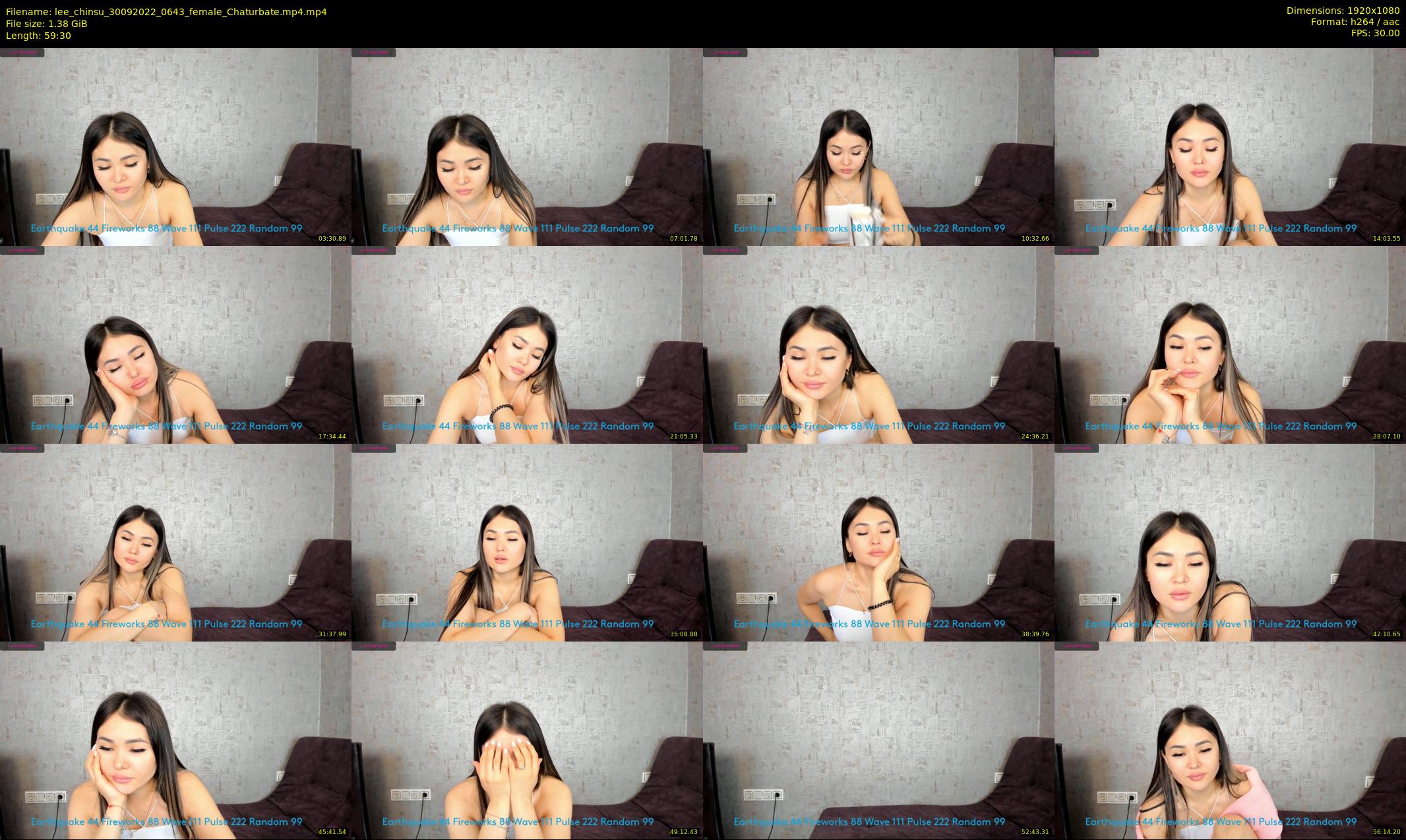 lee_chinsu — 60 minute Chaturbate female cam show recording, 1080p, Sep 30, 2022