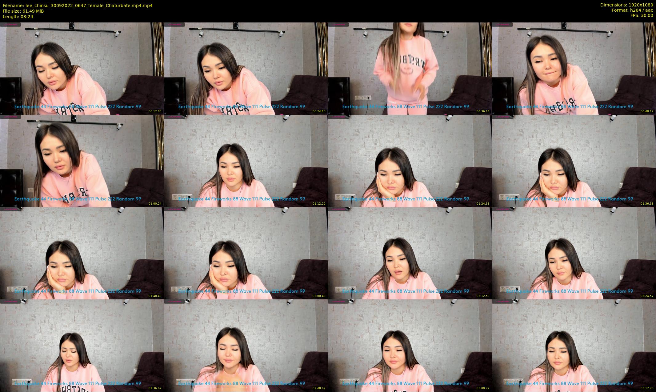 lee_chinsu — 4 minute Chaturbate female cam show recording, 1080p, Sep 30, 2022