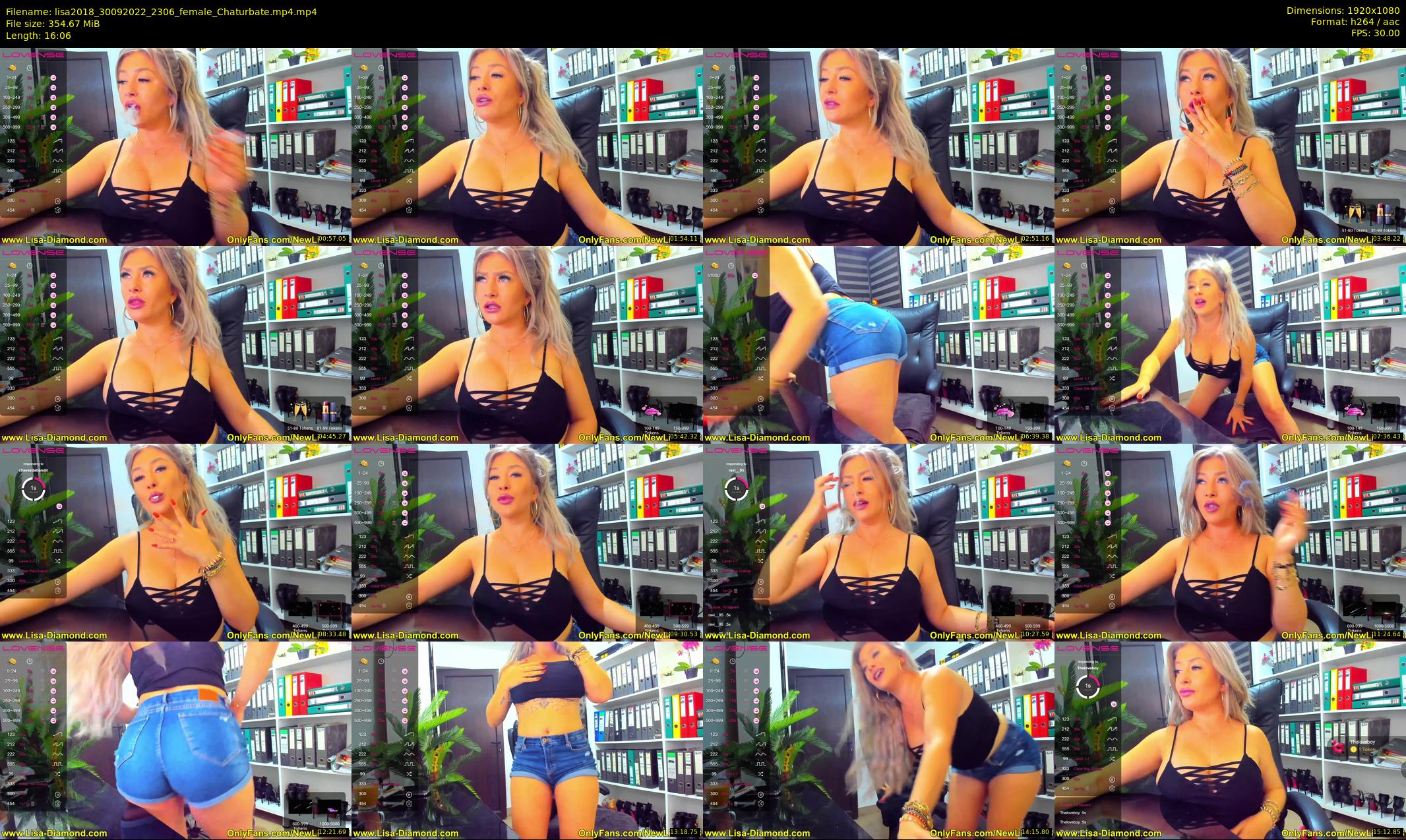 lisa2018 — 17 minute Chaturbate female cam show recording, 1080p, Sep 30, 2022