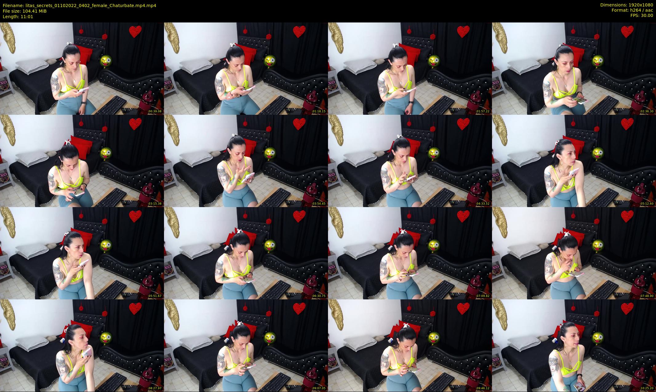 litas_secrets — 12 minute Chaturbate female cam show recording, 1080p, Oct 1, 2022