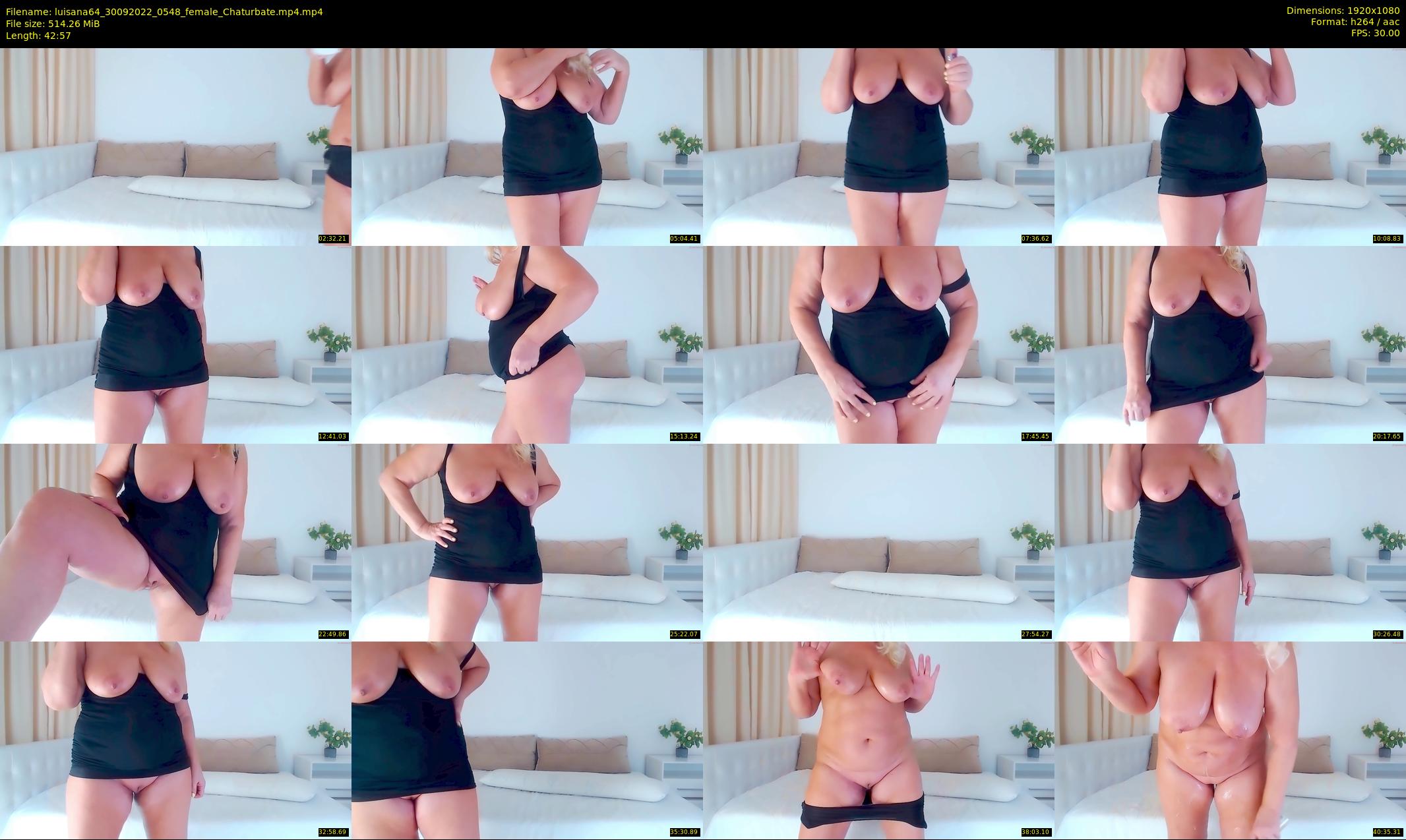 luisana64 — 43 minute Chaturbate female cam show recording, 1080p, Sep 30, 2022