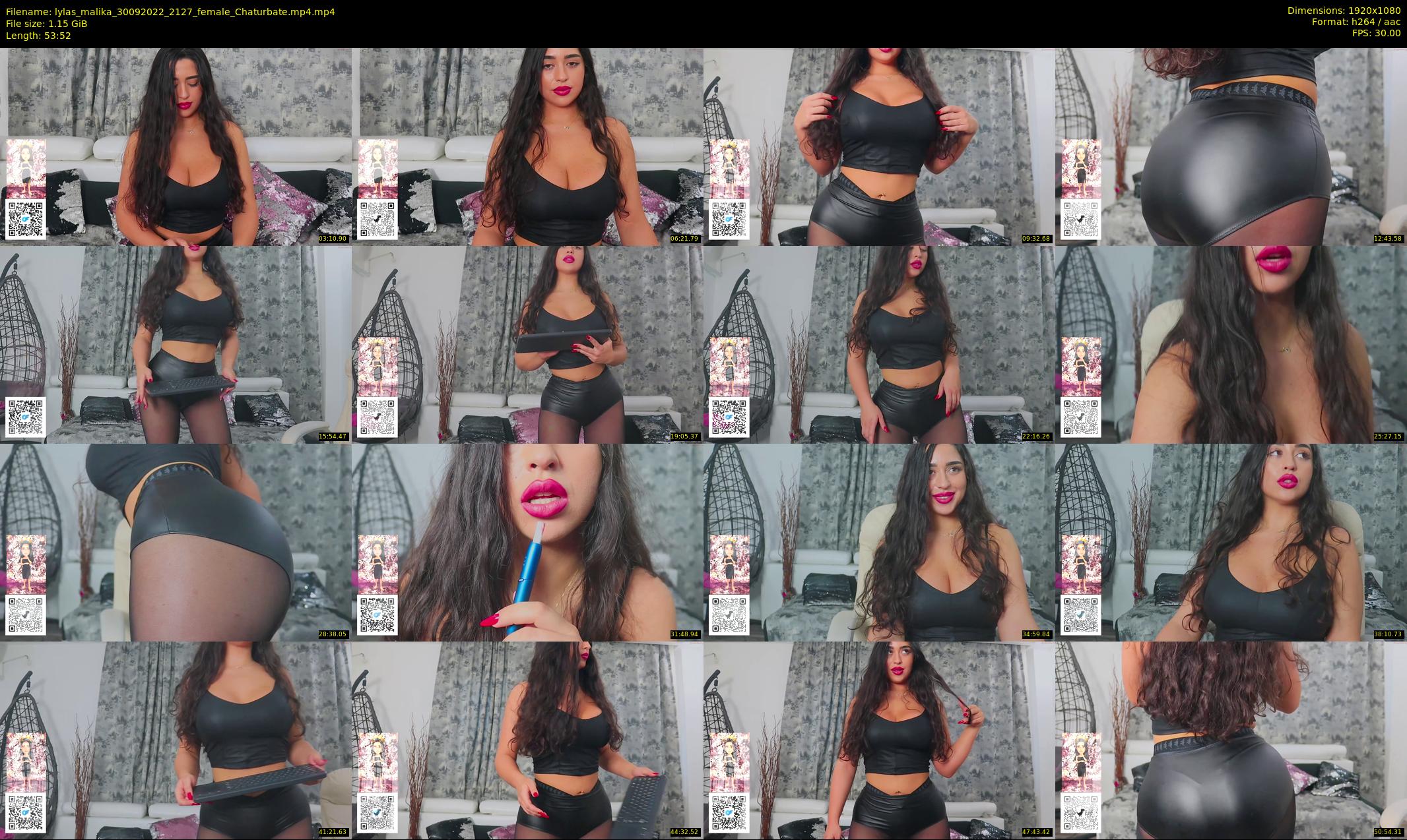 lylas_malika — 54 minute Chaturbate female cam show recording, 1080p, Sep 30, 2022