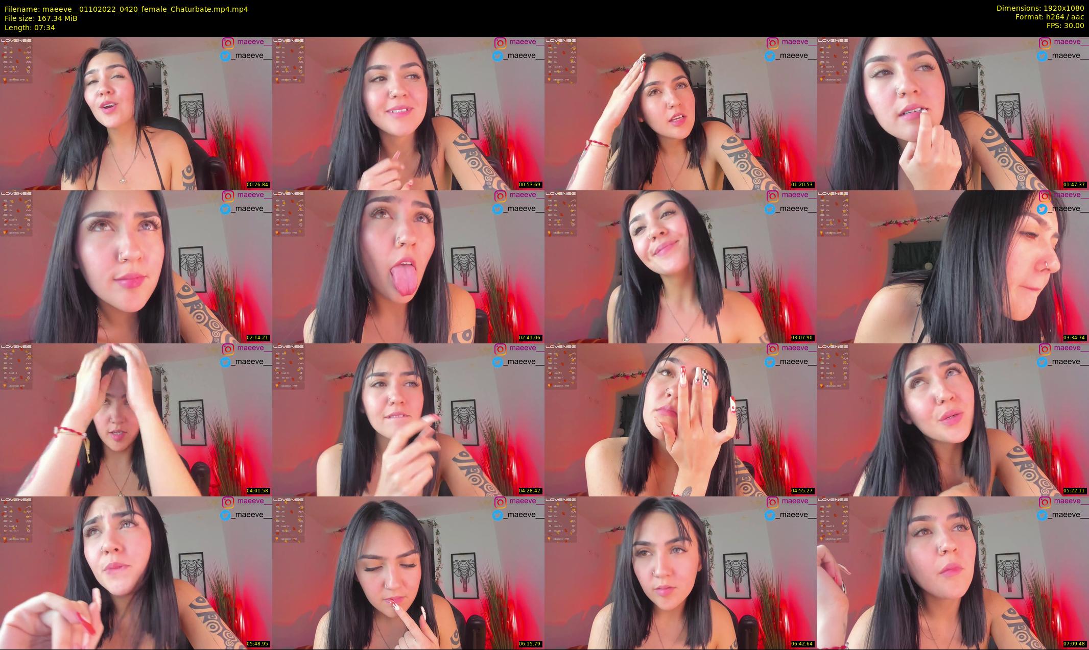 maeeve_ — 8 minute Chaturbate female cam show recording, 1080p, Oct 1, 2022