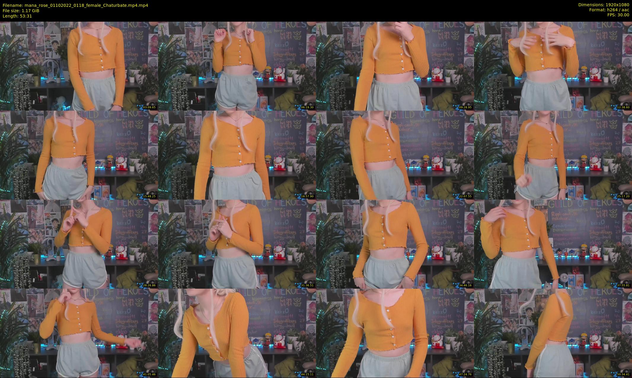mana_rose — 54 minute Chaturbate female cam show recording, 1080p, Oct 1, 2022
