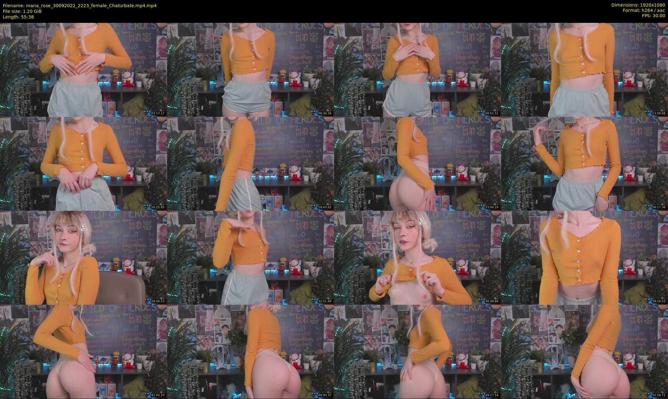 mana_rose — 56 minute Chaturbate female cam show recording, 1080p, Sep 30, 2022