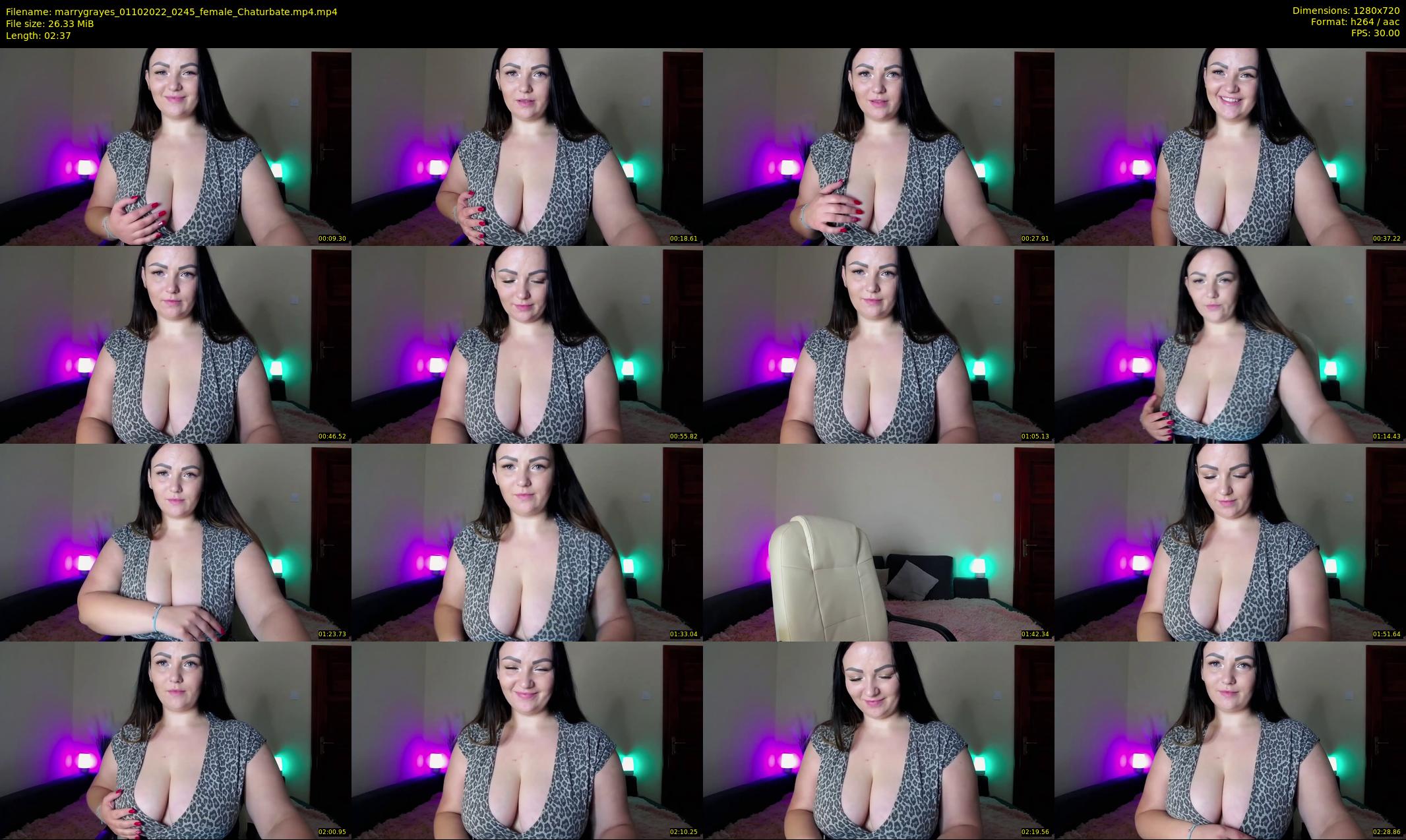 marrygrayes — 3 minute Chaturbate female cam show recording, 720p, Oct 1, 2022