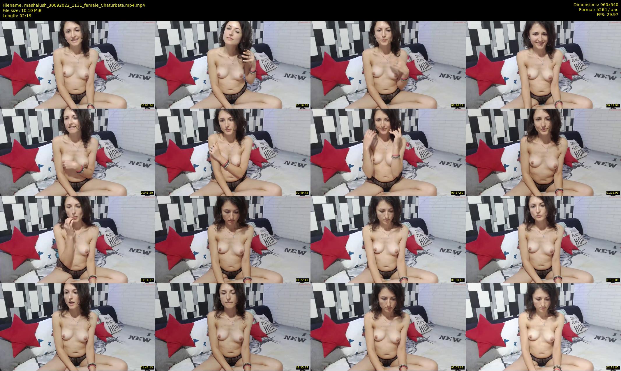 mashalush — 3 minute Chaturbate female cam show recording, 480p, Sep 30, 2022
