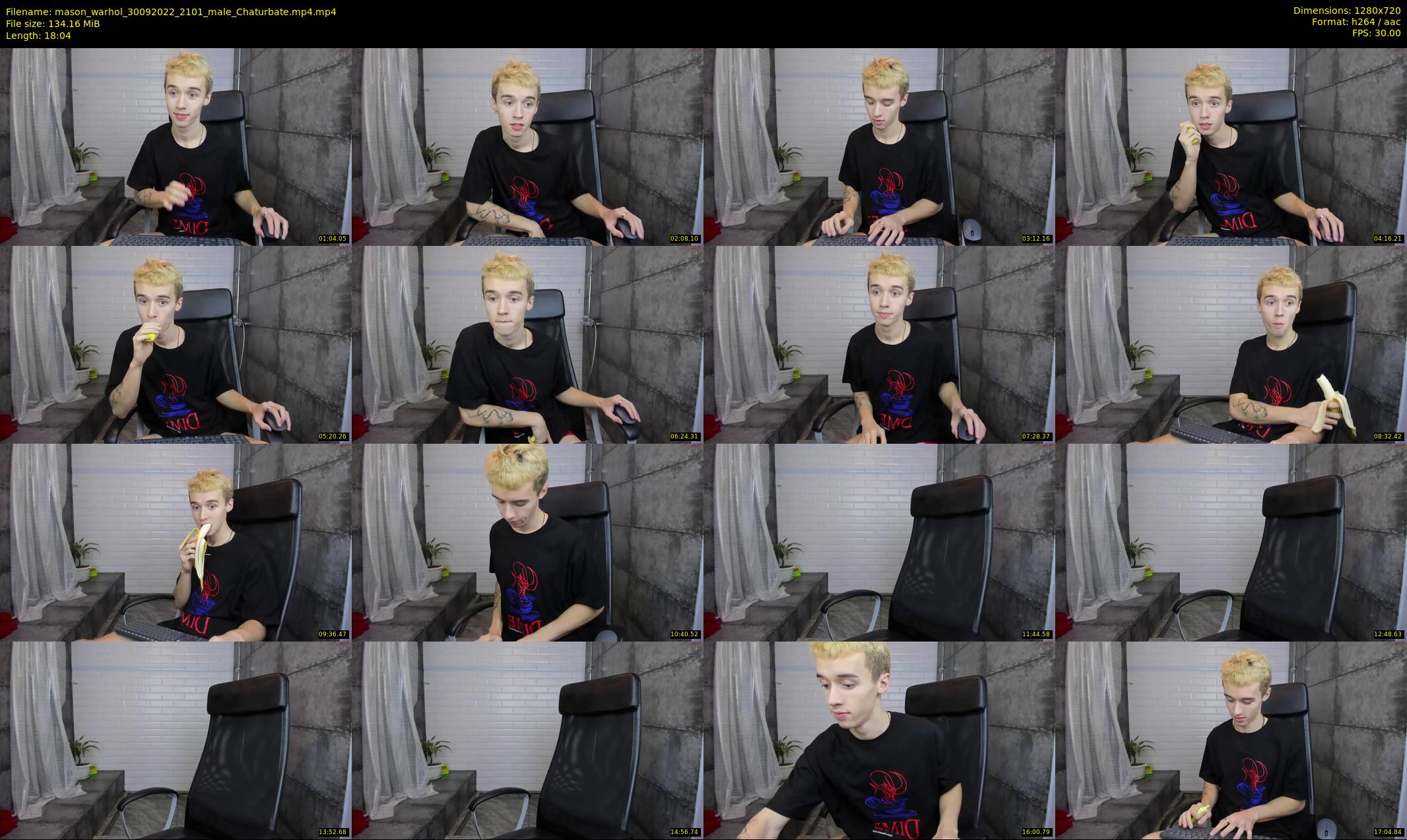 mason_warhol — 19 minute Chaturbate male cam show recording, 720p, Sep 30, 2022