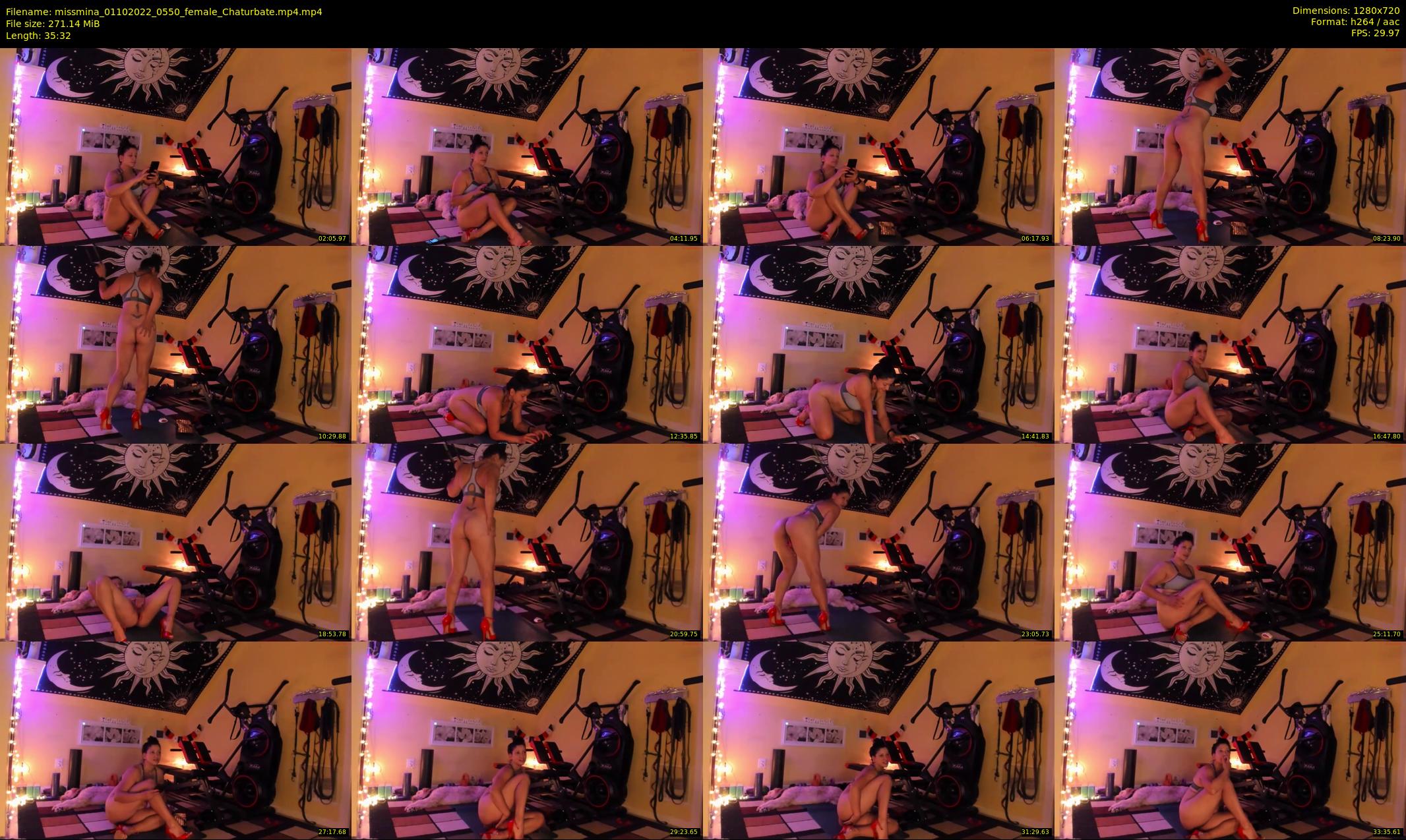 missmina — 36 minute Chaturbate female cam show recording, 720p, Oct 1, 2022