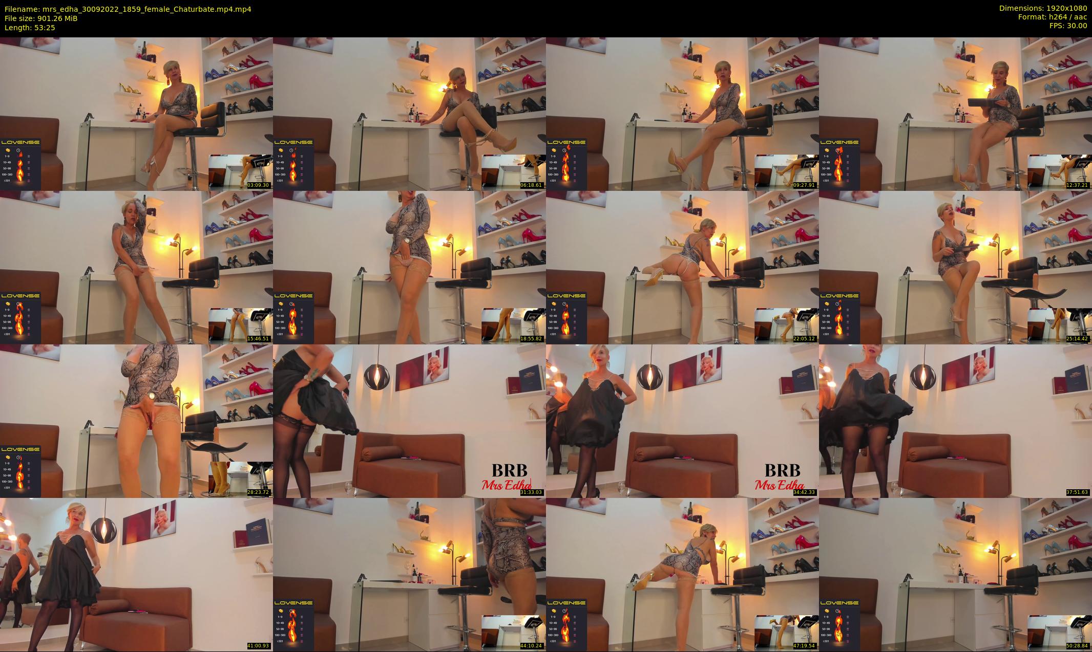 mrs_edha — 54 minute Chaturbate female cam show recording, 1080p, Sep 30, 2022