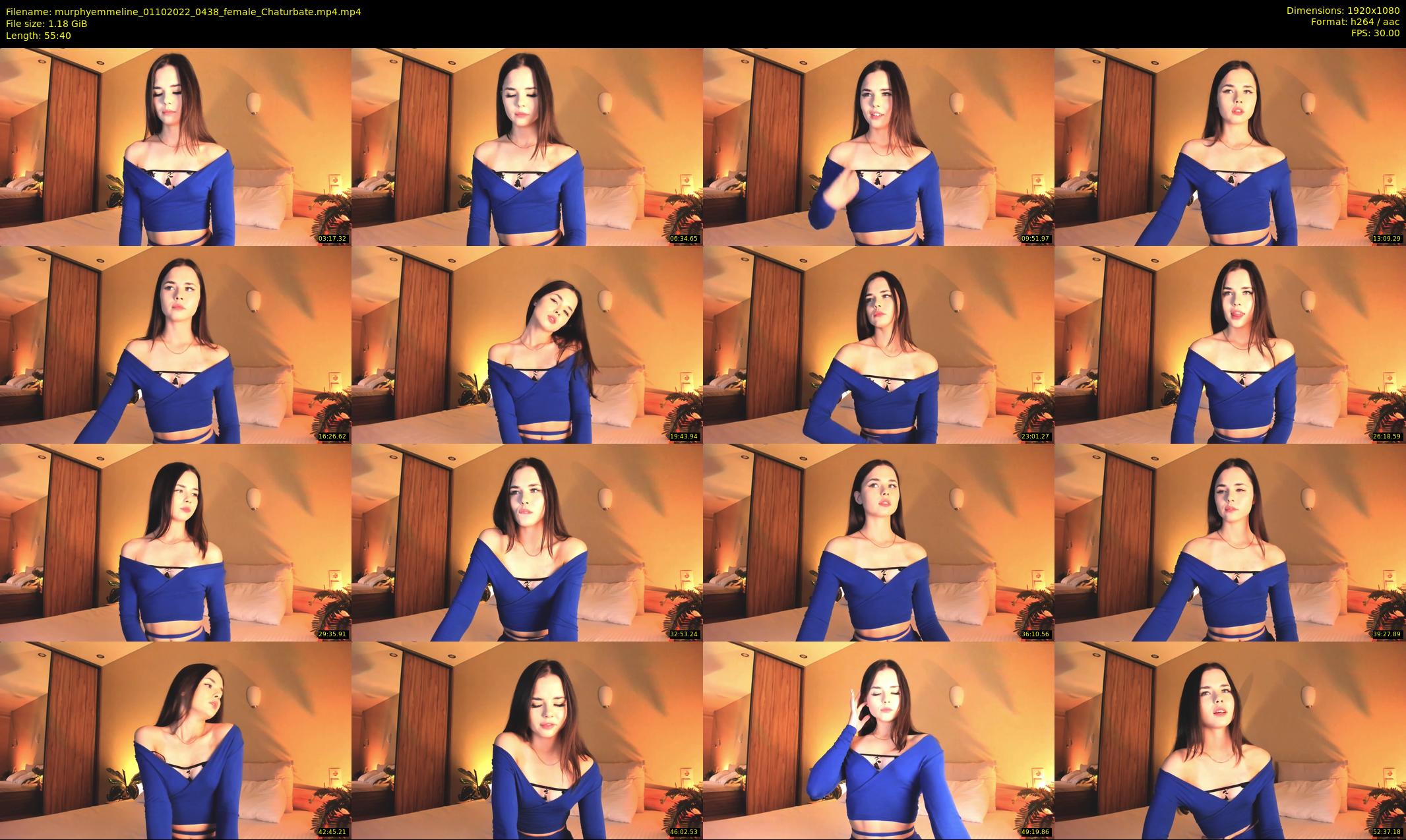 murphyemmeline — 56 minute Chaturbate female cam show recording, 1080p, Oct 1, 2022