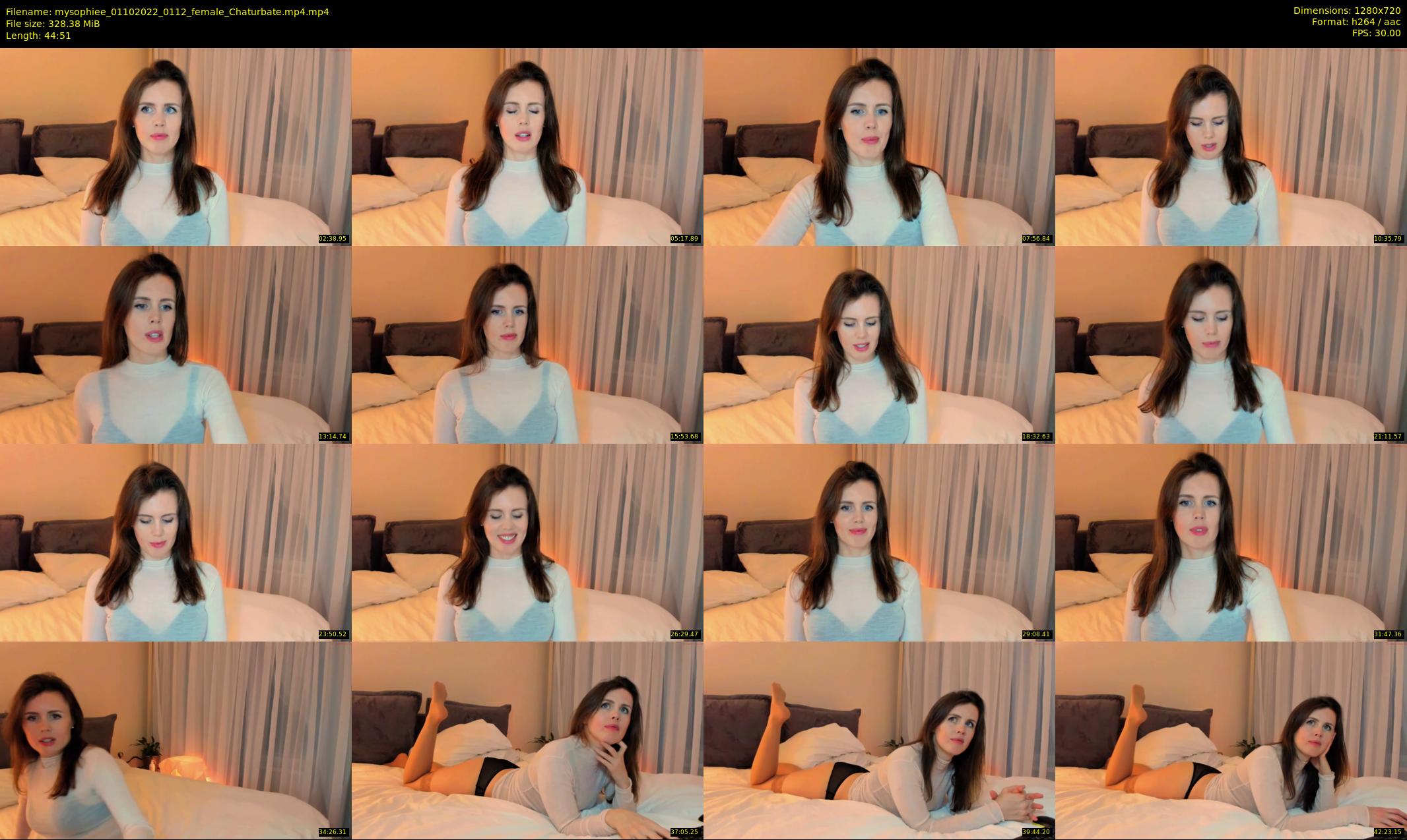 mysophiee — 45 minute Chaturbate female cam show recording, 720p, Oct 1, 2022