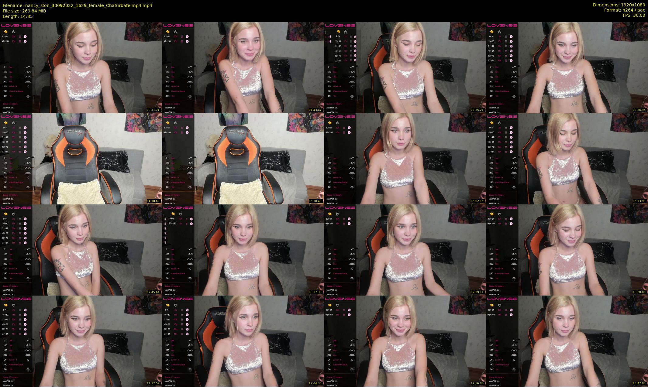 nancy_ston — 15 minute Chaturbate female cam show recording, 1080p, Sep 30, 2022