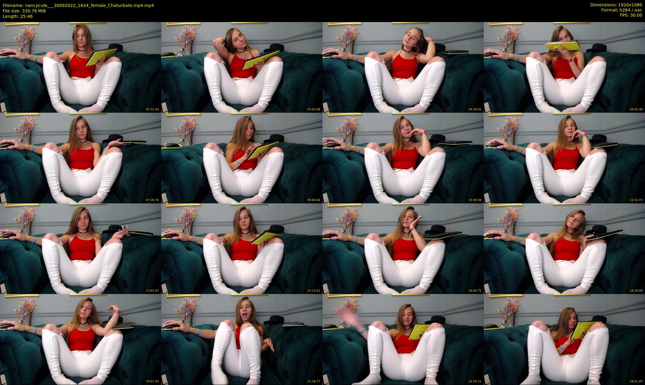 nancycute__ — 26 minute Chaturbate female cam show recording, 1080p, Sep 30, 2022