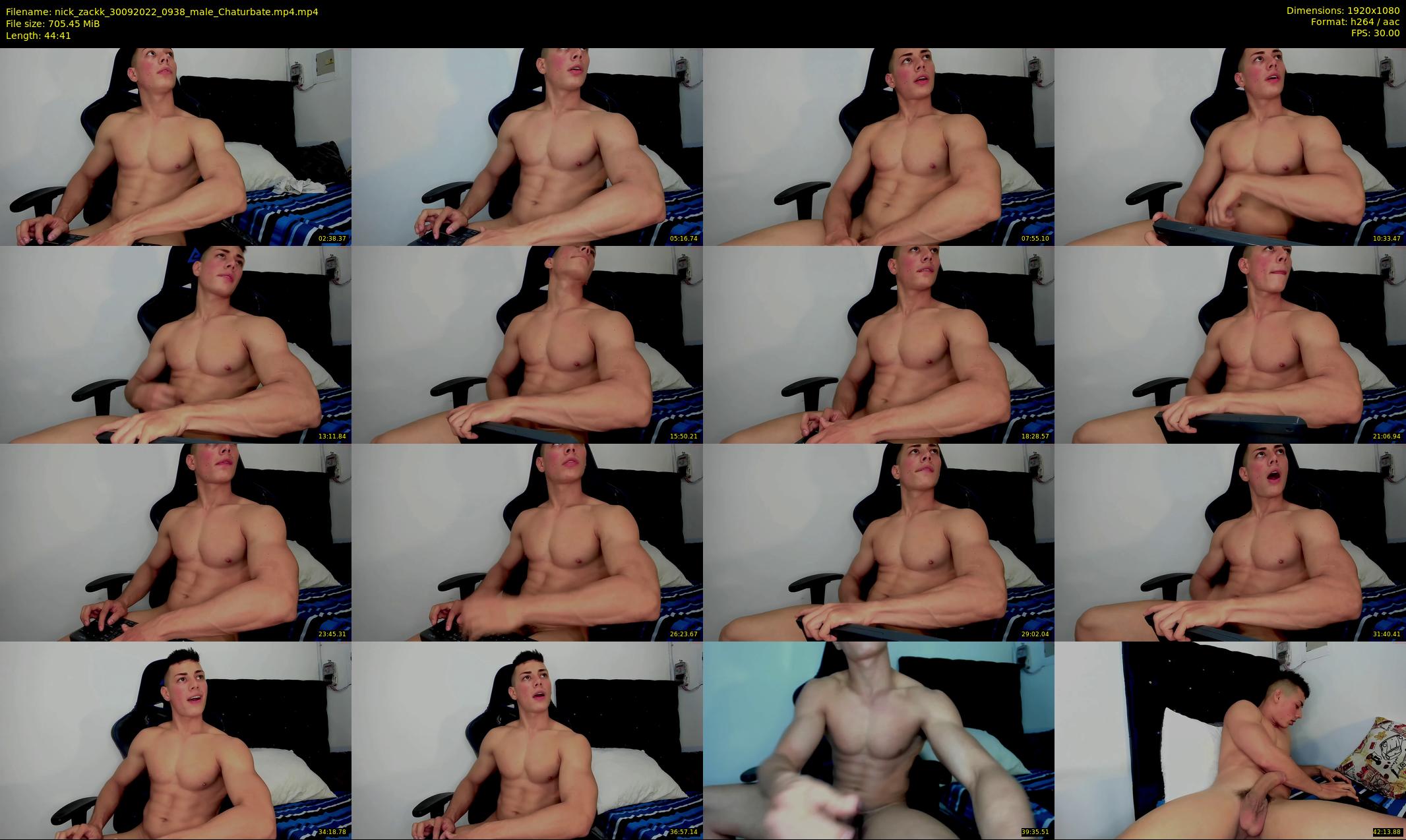 nick_zackk — 45 minute Chaturbate male cam show recording, 1080p, Sep 30, 2022
