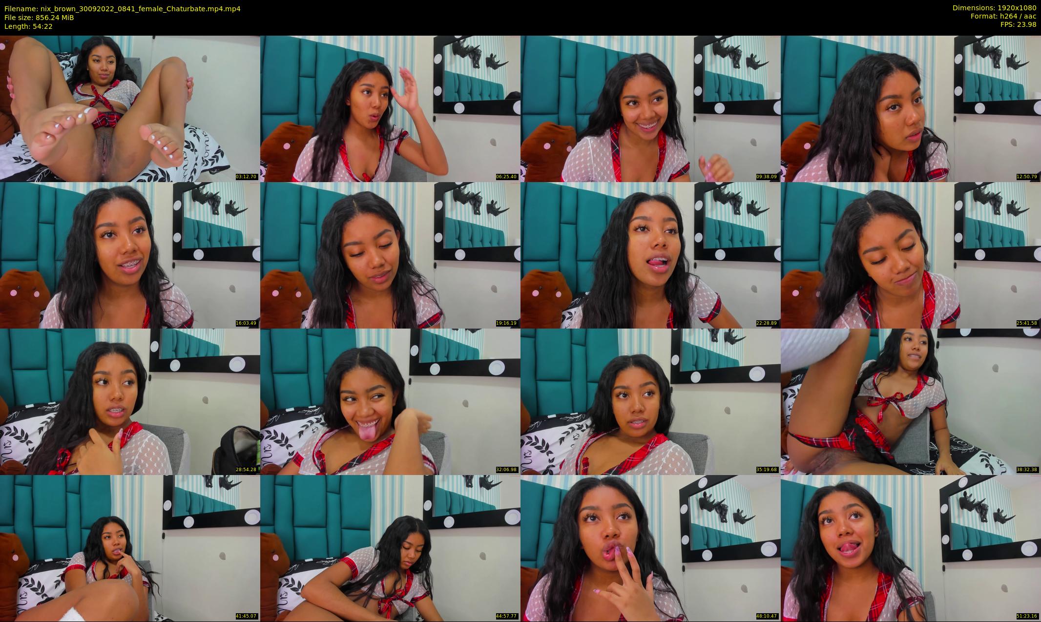 nix_brown — 55 minute Chaturbate female cam show recording, 1080p, Sep 30, 2022