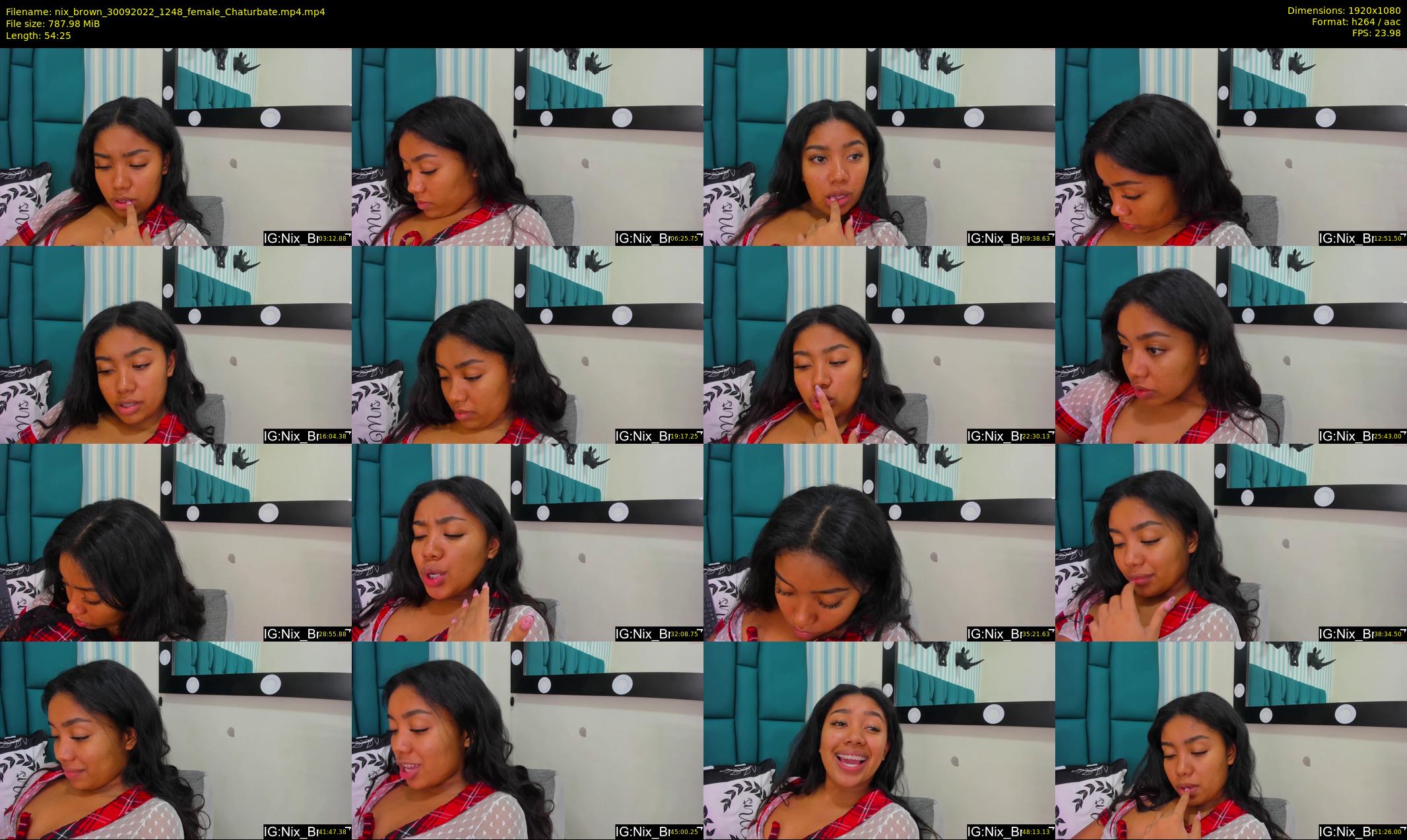 nix_brown — 55 minute Chaturbate female cam show recording, 1080p, Sep 30, 2022
