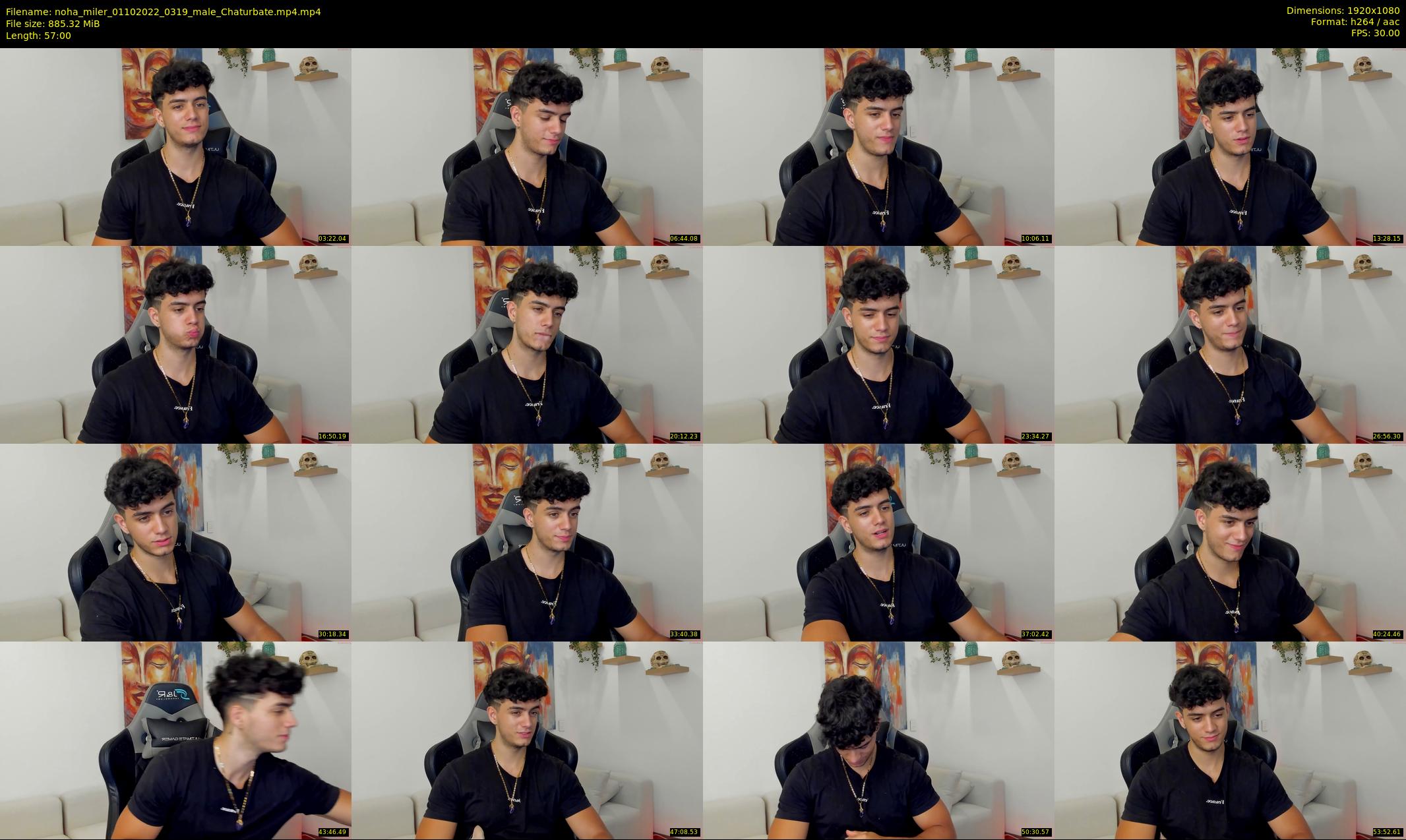 noha_miler — 57 minute Chaturbate male cam show recording, 1080p, Oct 1, 2022