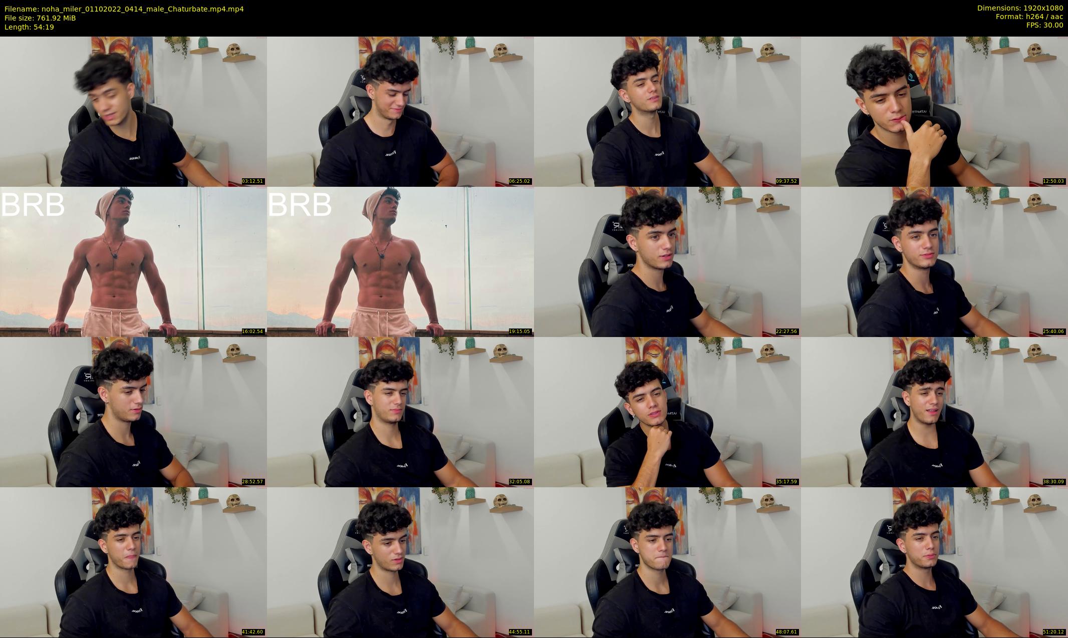 noha_miler — 55 minute Chaturbate male cam show recording, 1080p, Oct 1, 2022