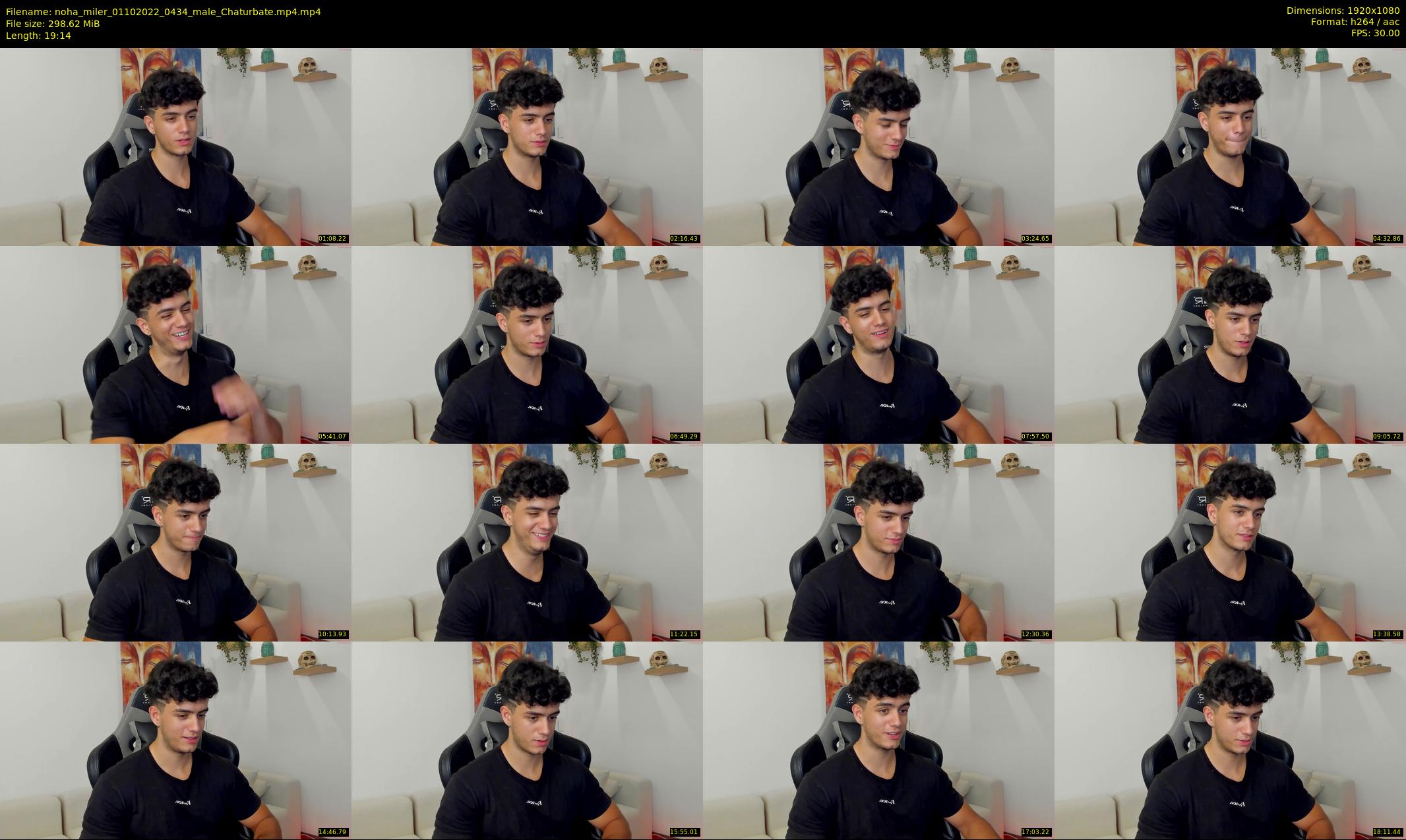 noha_miler — 20 minute Chaturbate male cam show recording, 1080p, Oct 1, 2022