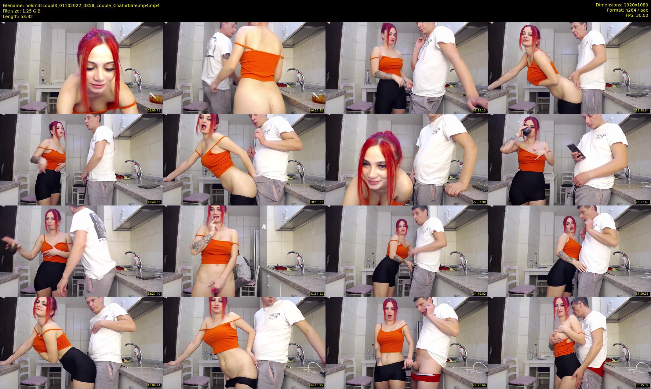 nolimitscoupl3 — 54 minute Chaturbate couple cam show recording, 1080p, Oct 1, 2022