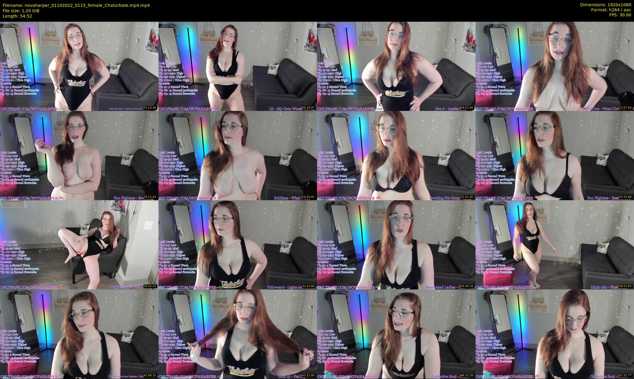 novaharper — 55 minute Chaturbate female cam show recording, 1080p, Oct 1, 2022